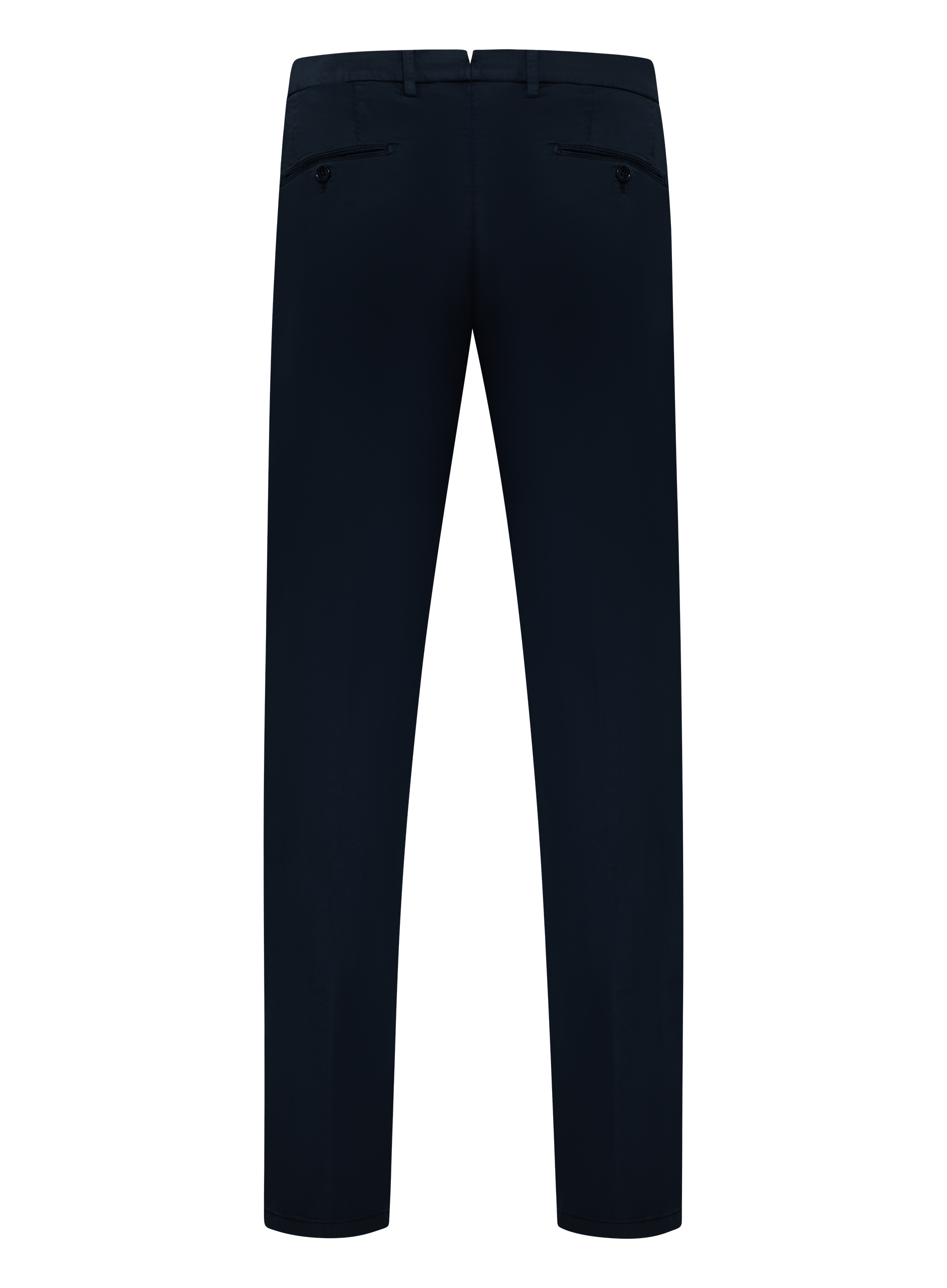 Katoen-zijde broek | FULL_WIDTH | BLUE NAVY