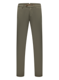 Broek van katoen en zijde | TAUPE BEIGE