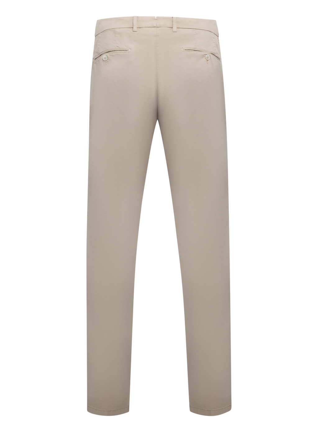 Broek van katoen en zijde | Beige