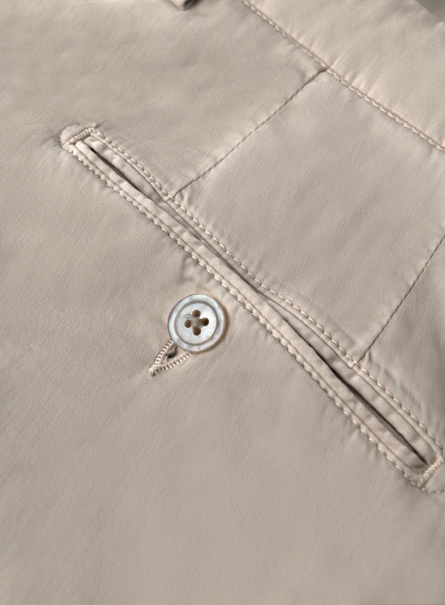 Katoen-zijde broek | FULL_WIDTH | Beige