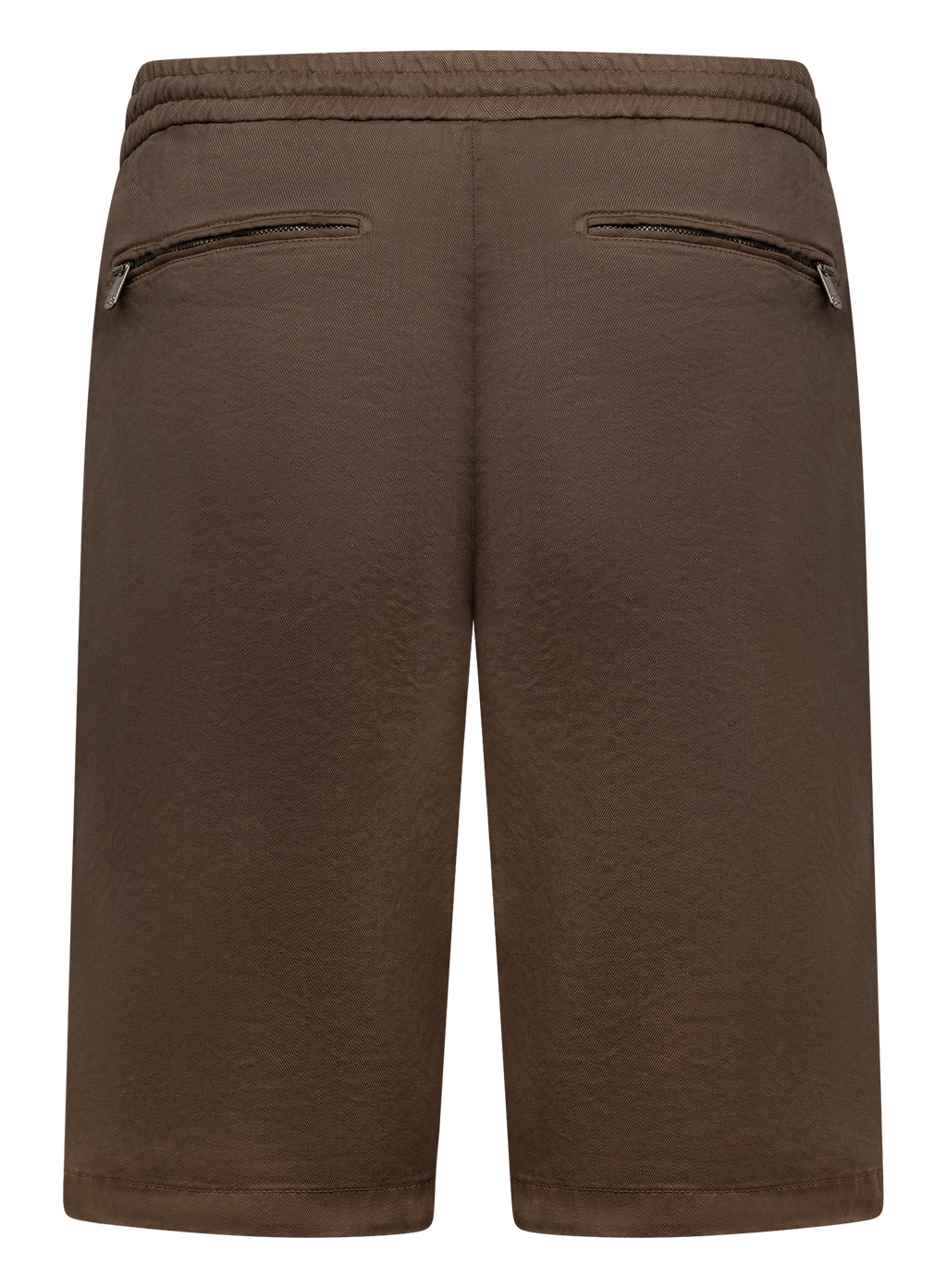 Korte broek met trekkoord van linnen | Bruin