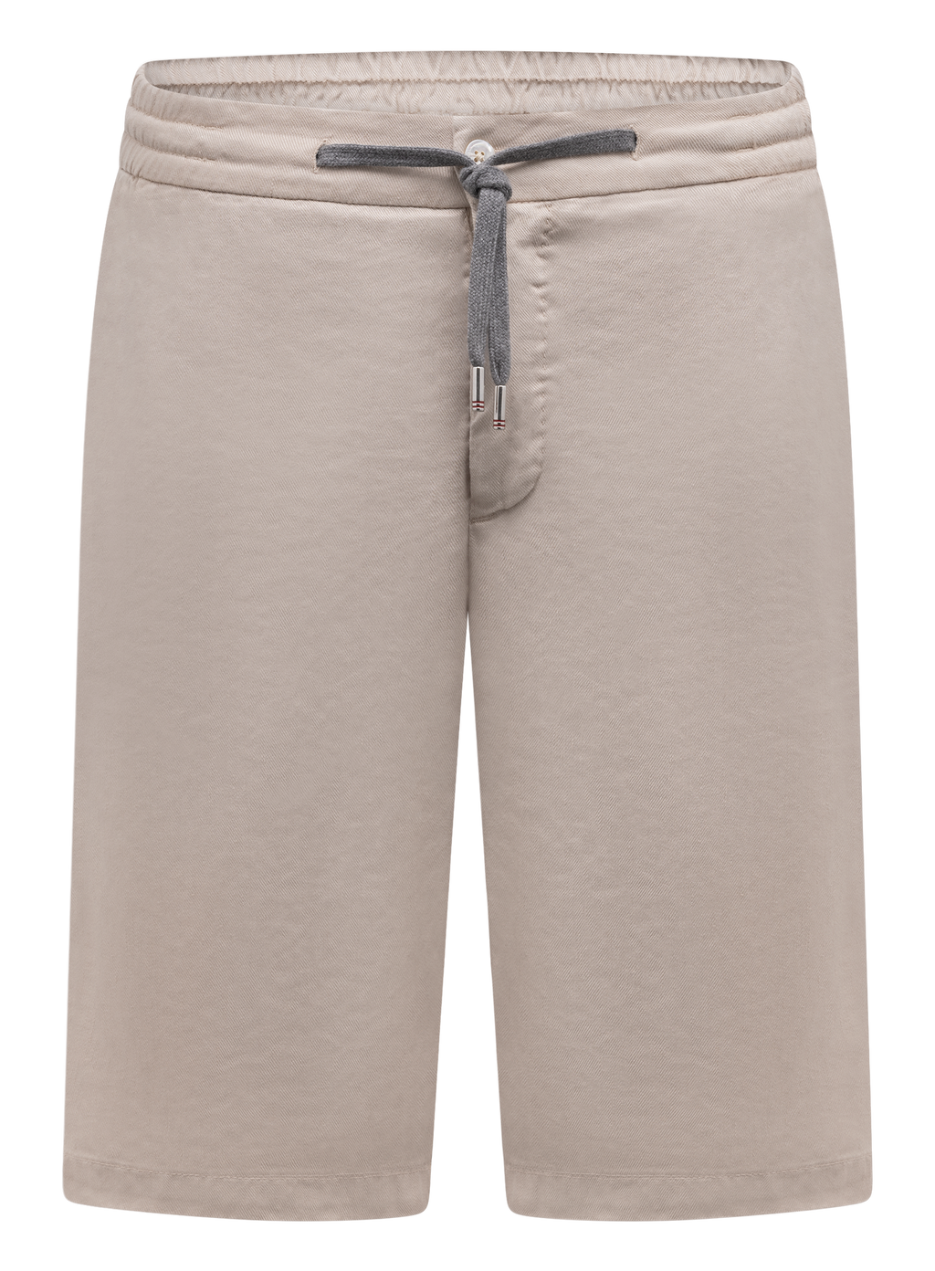 Korte broek met trekkoord van linnen | Beige
