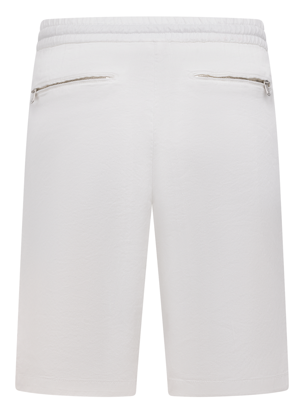 Korte broek met trekkoord van linnen | Wit