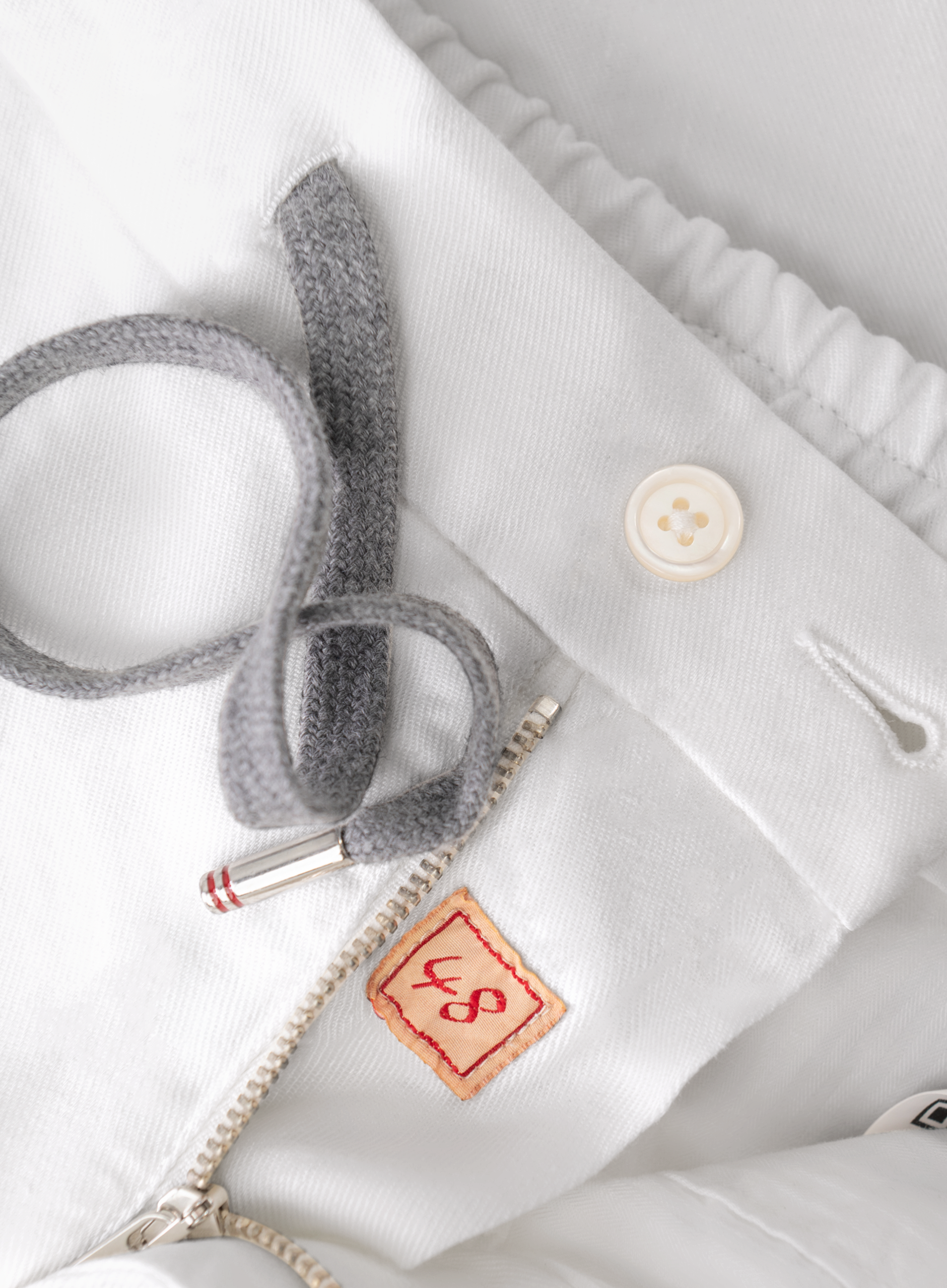 Korte broek van linnen | FULL-WIDTH | Wit