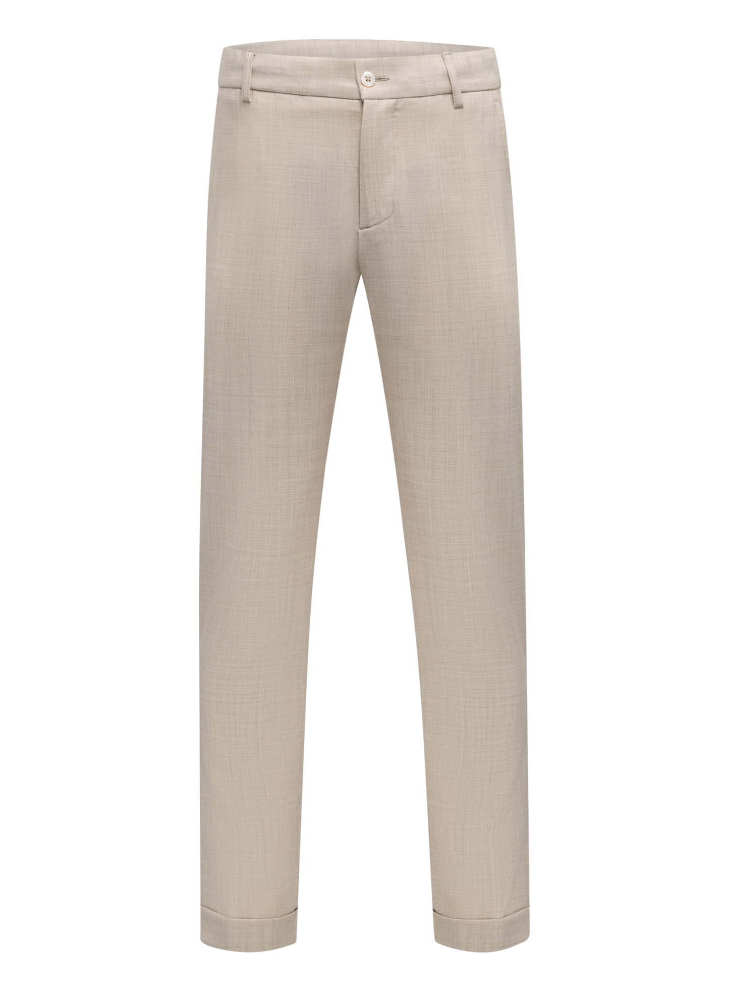 Broek van scheerwol | FULL_WIDTH | Beige