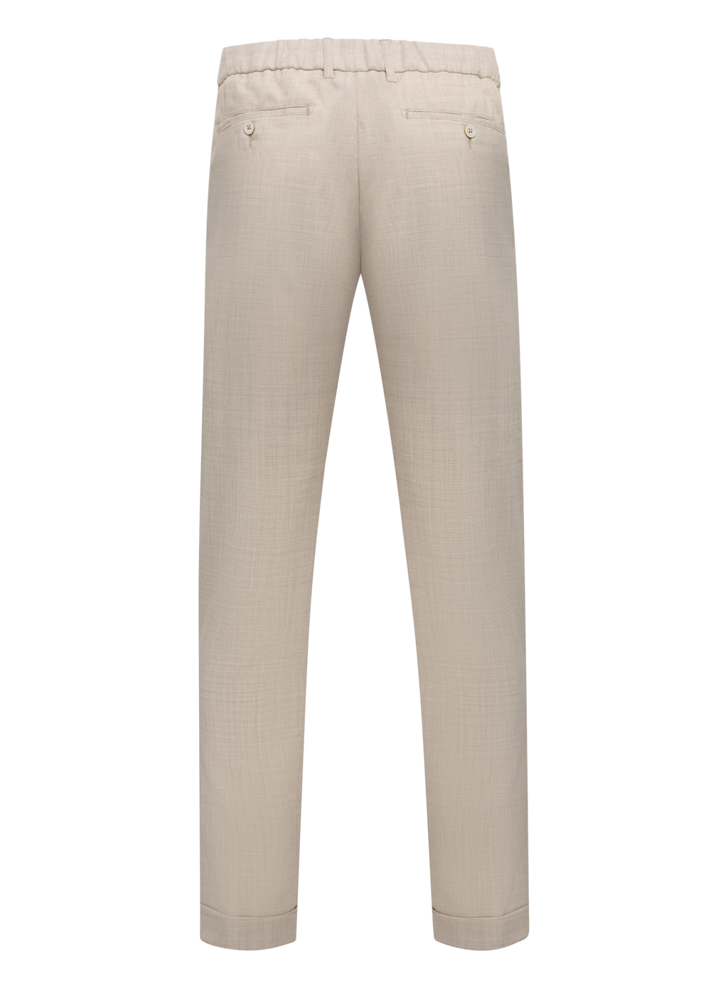 Broek van scheerwol | Beige