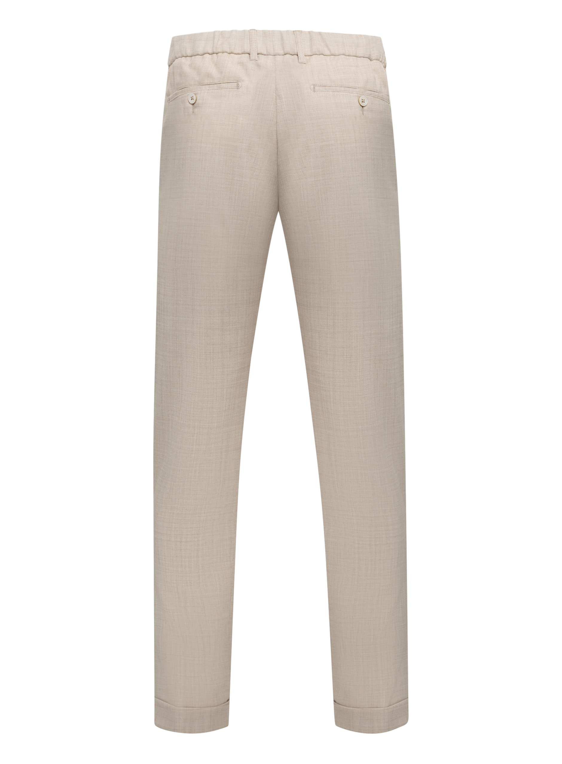 Broek van scheerwol | Beige