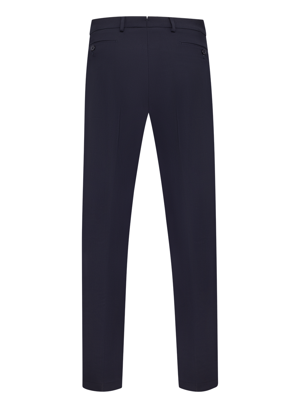 Broek van scheerwol | BLUE NAVY