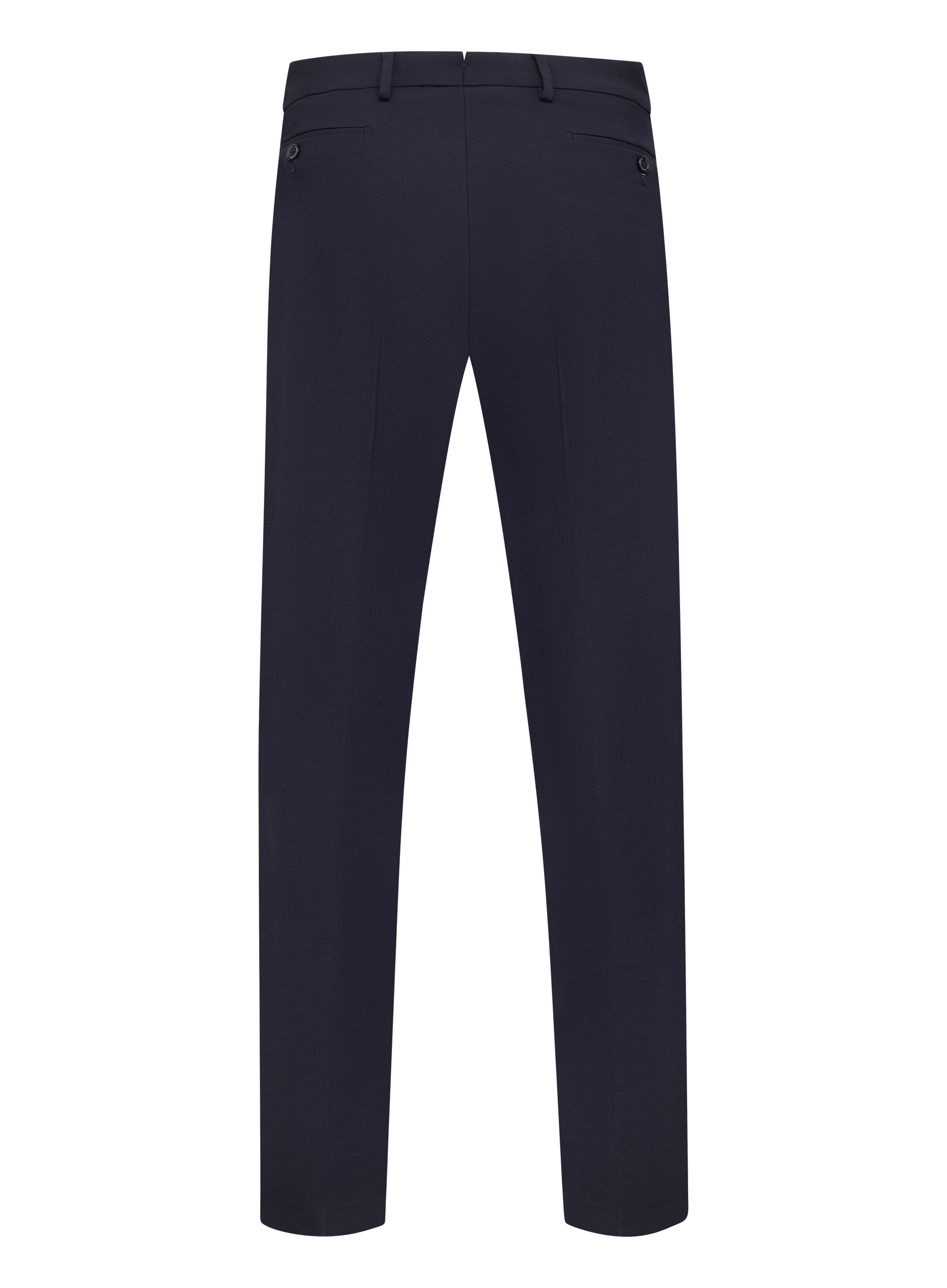 Broek van scheerwol | BLUE NAVY