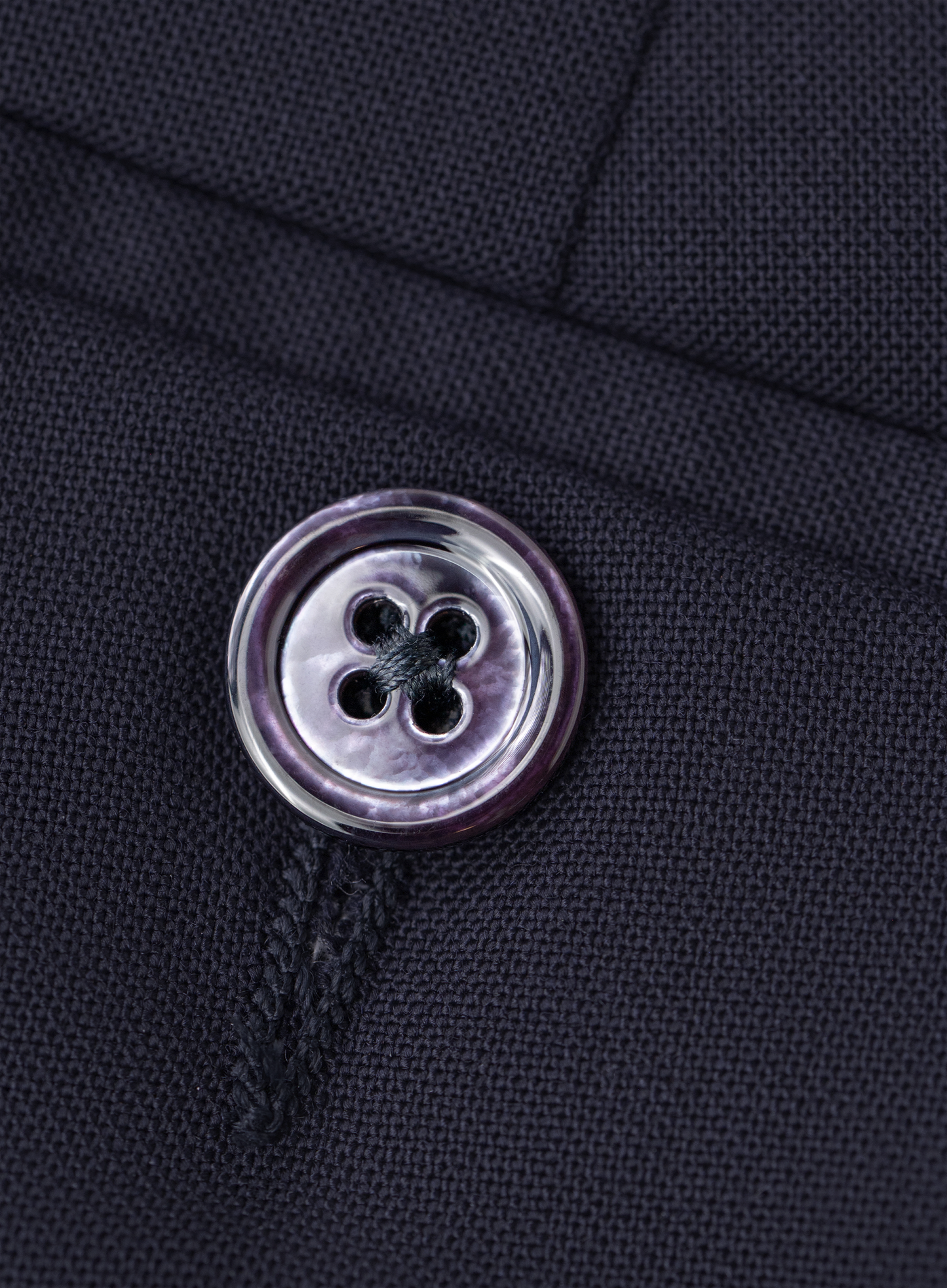 Broek van scheerwol | FULL_WIDTH | BLUE NAVY