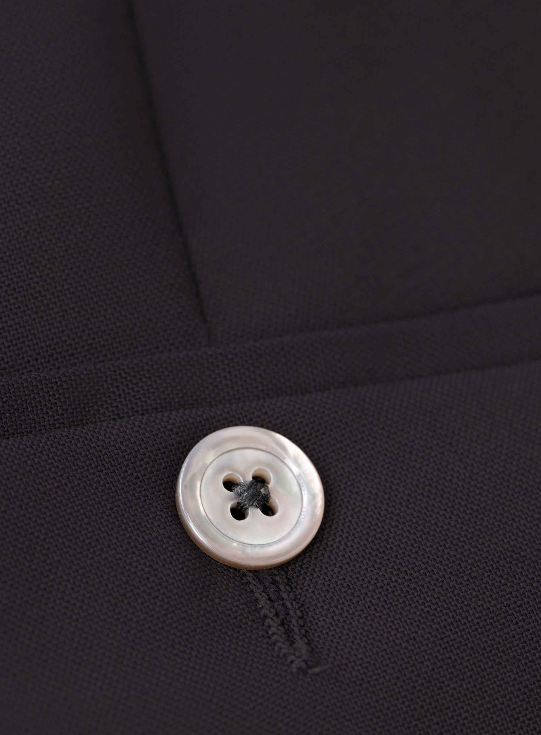 Broek van scheerwol | FULL_WIDTH | Zwart