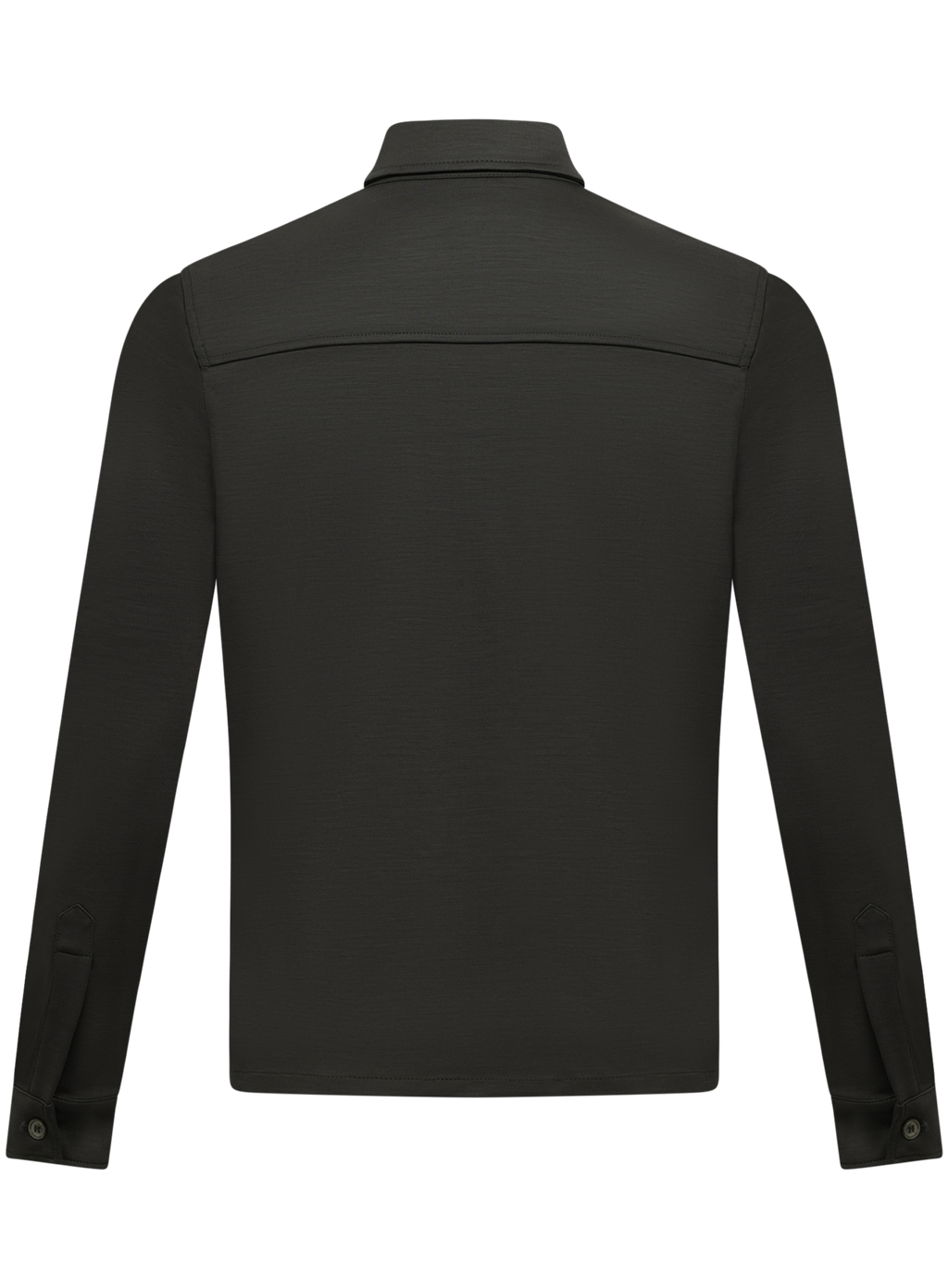 Overshirt van wol | Groen
