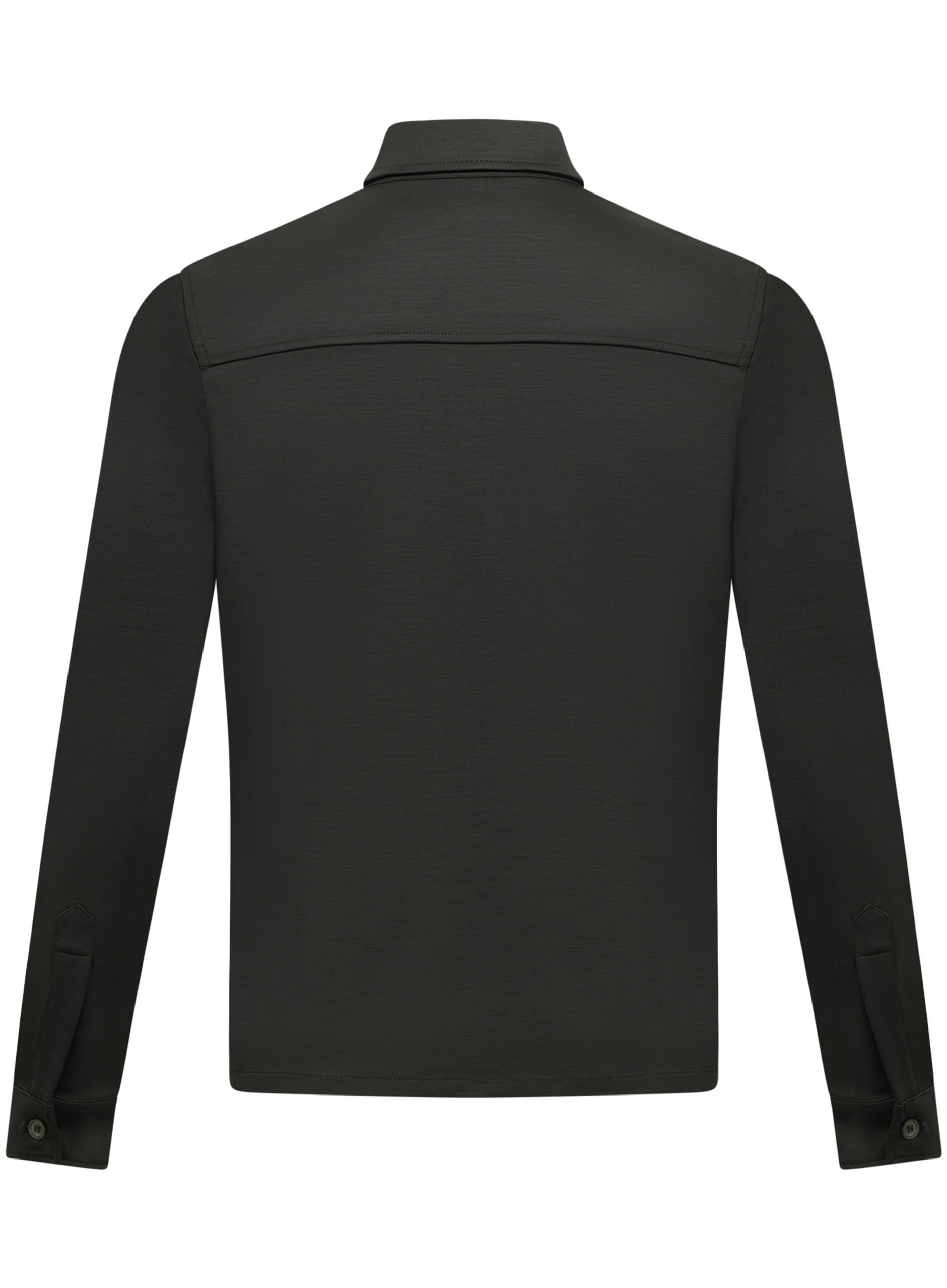 Overshirt van wol | Groen