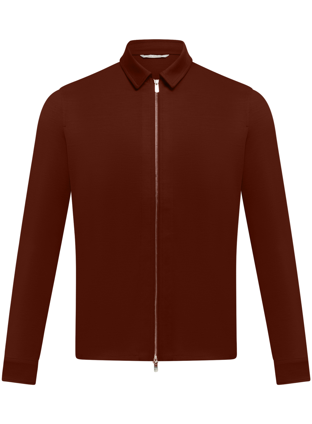 Overshirt van wol  | Roest