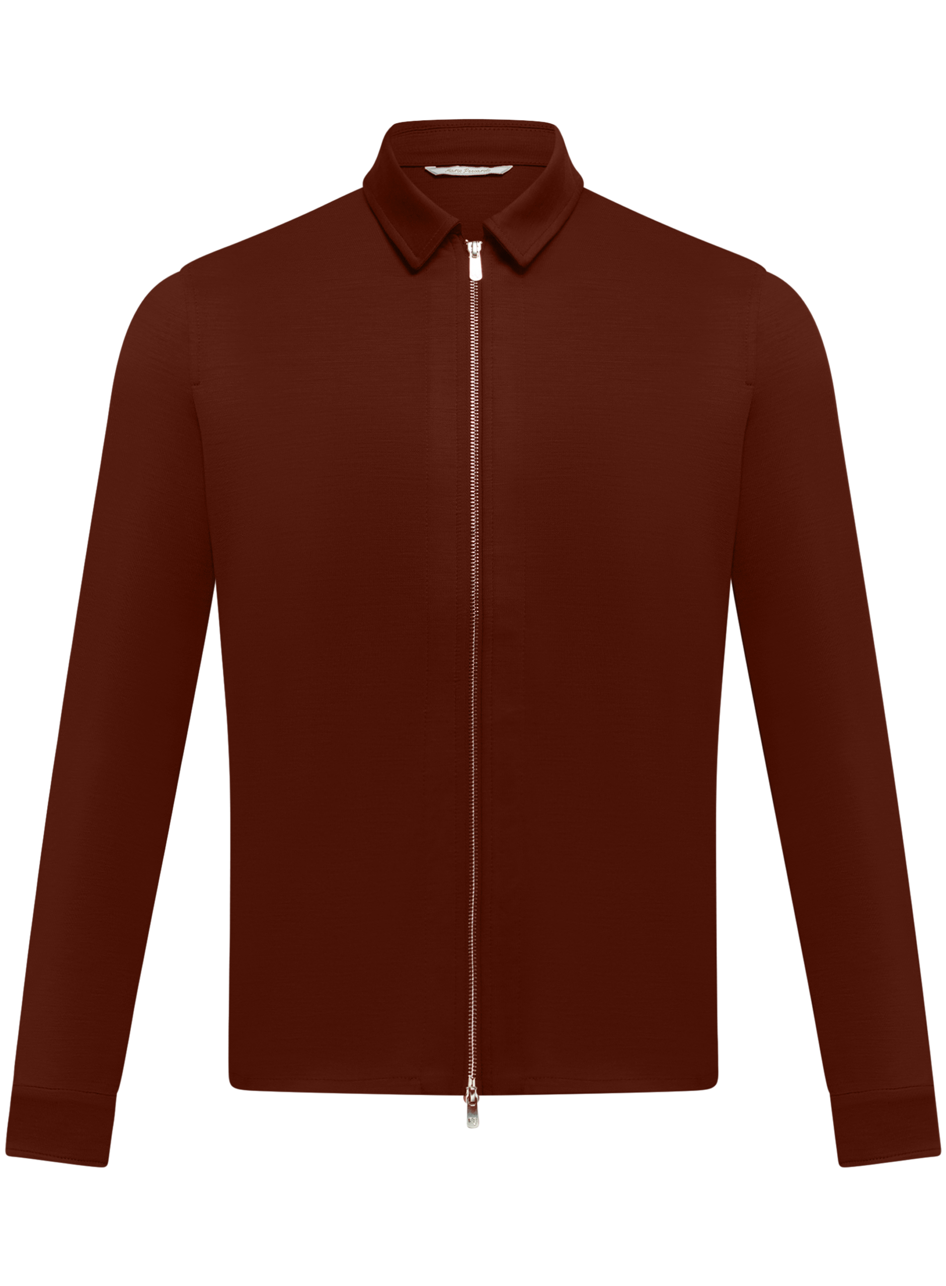 Overshirt van wol  | Roest
