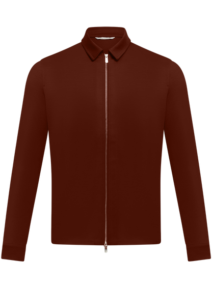 Overshirt van wol | FULL_WIDTH | Roest