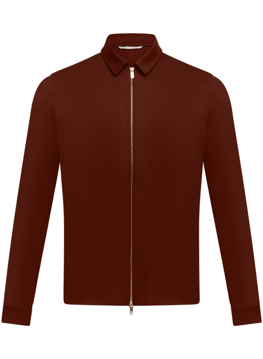 Overshirt van wol | FULL_WIDTH | Roest