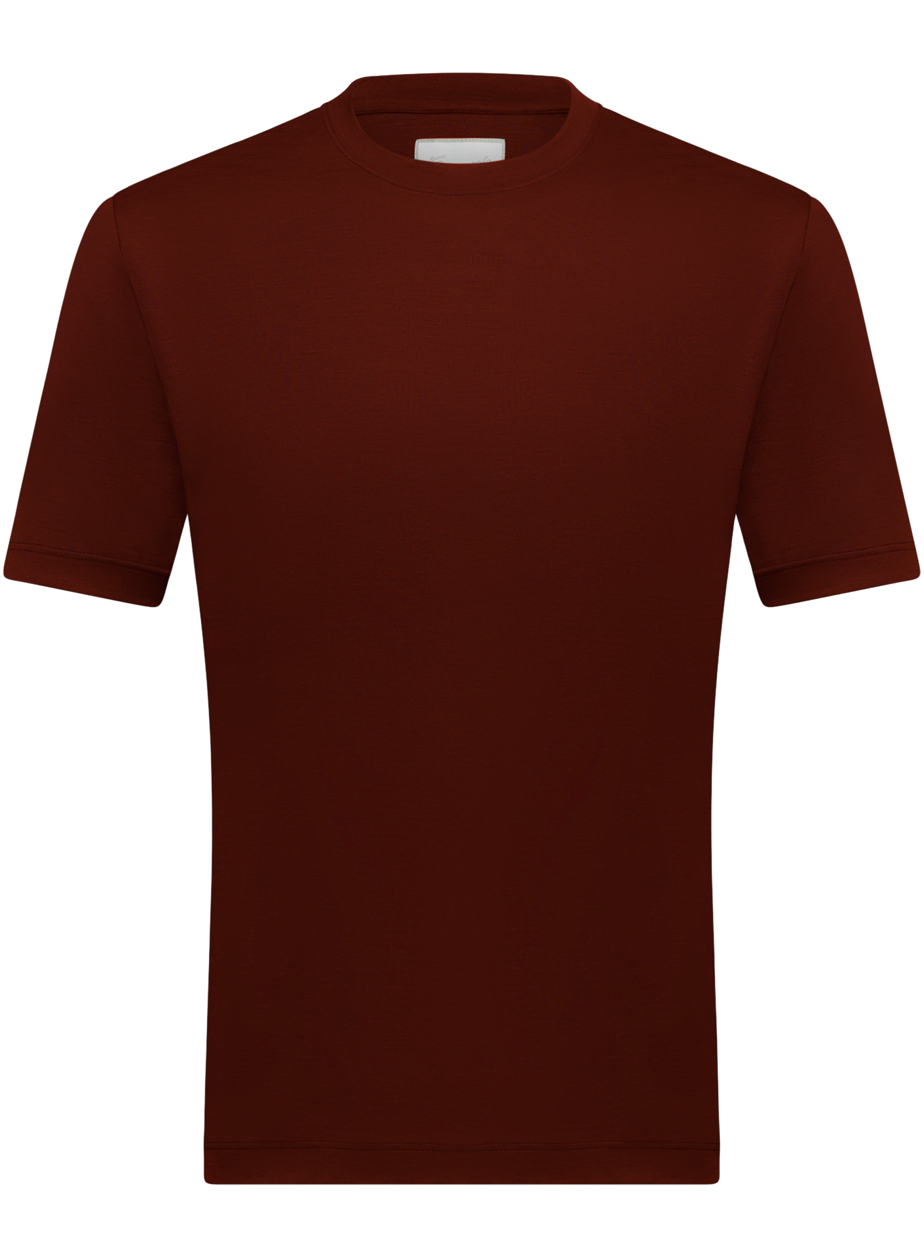 T-shirt van Scheerwol | FULL_WIDTH | Roest
