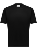 T-shirt in wol | Zwart