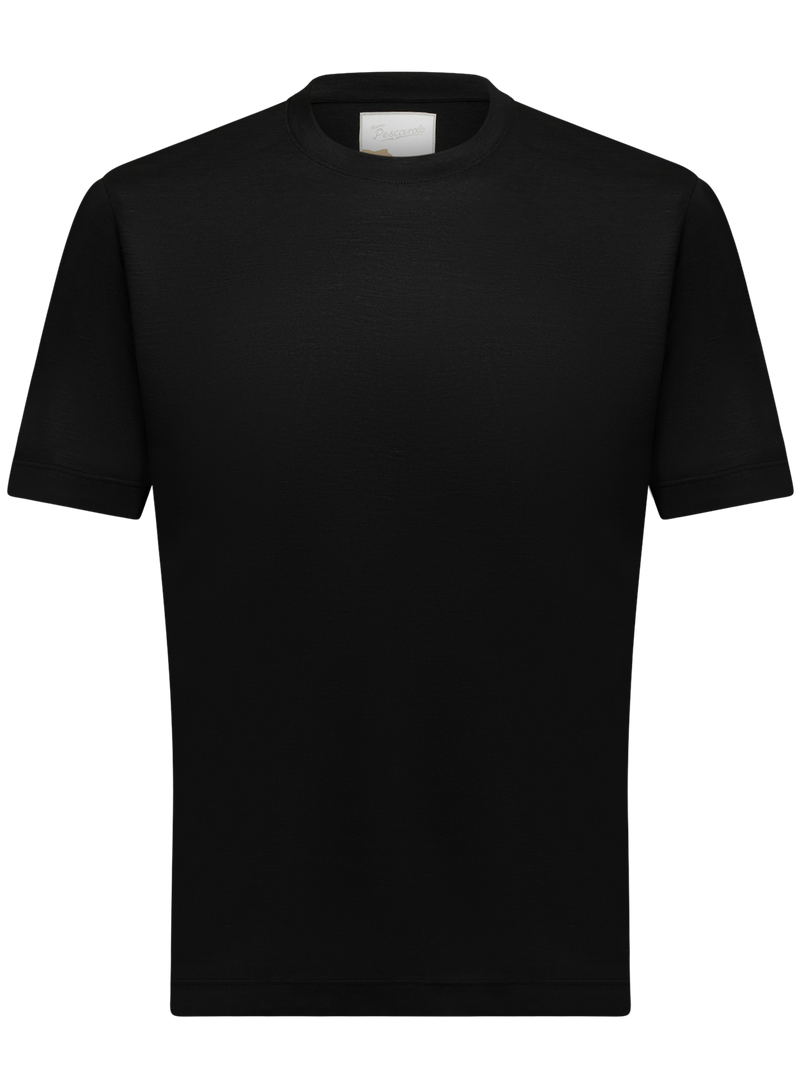 T-Shirt aus geschorener Wolle