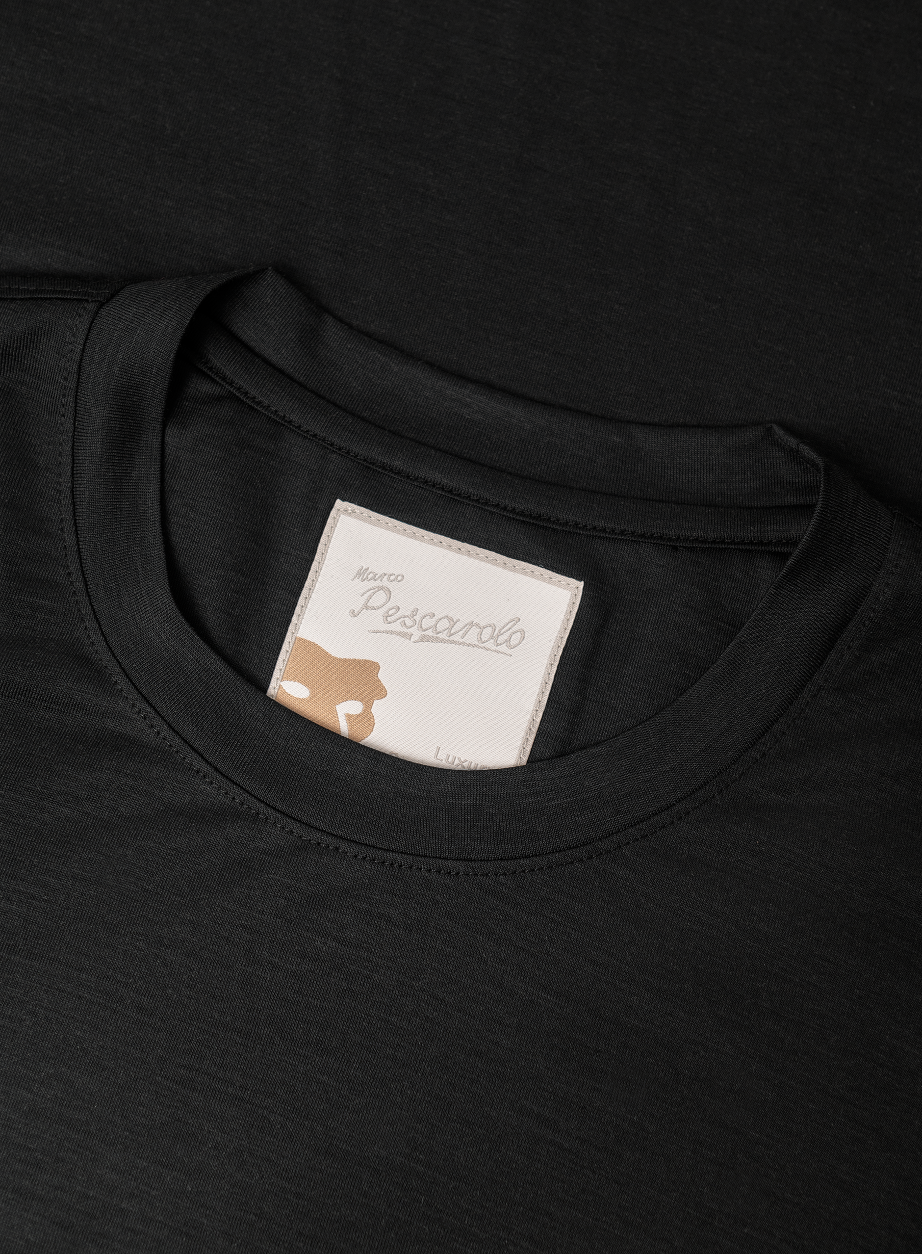 T-shirt van Scheerwol | FULL_WIDTH | Zwart