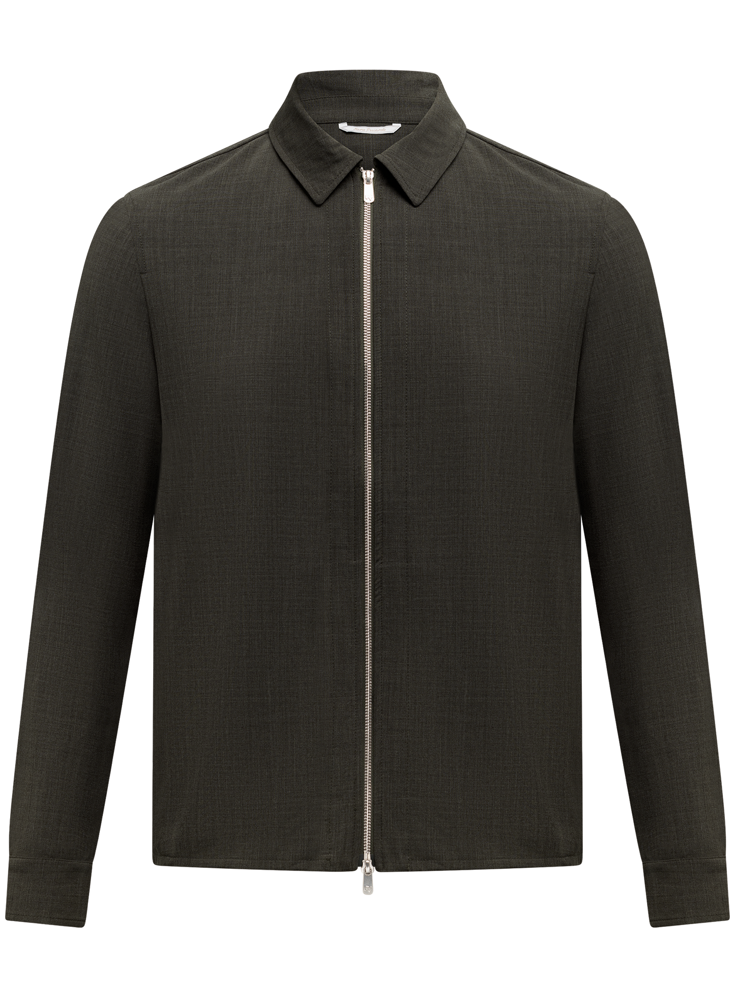 Overshirt van scheerwol | D.Groen