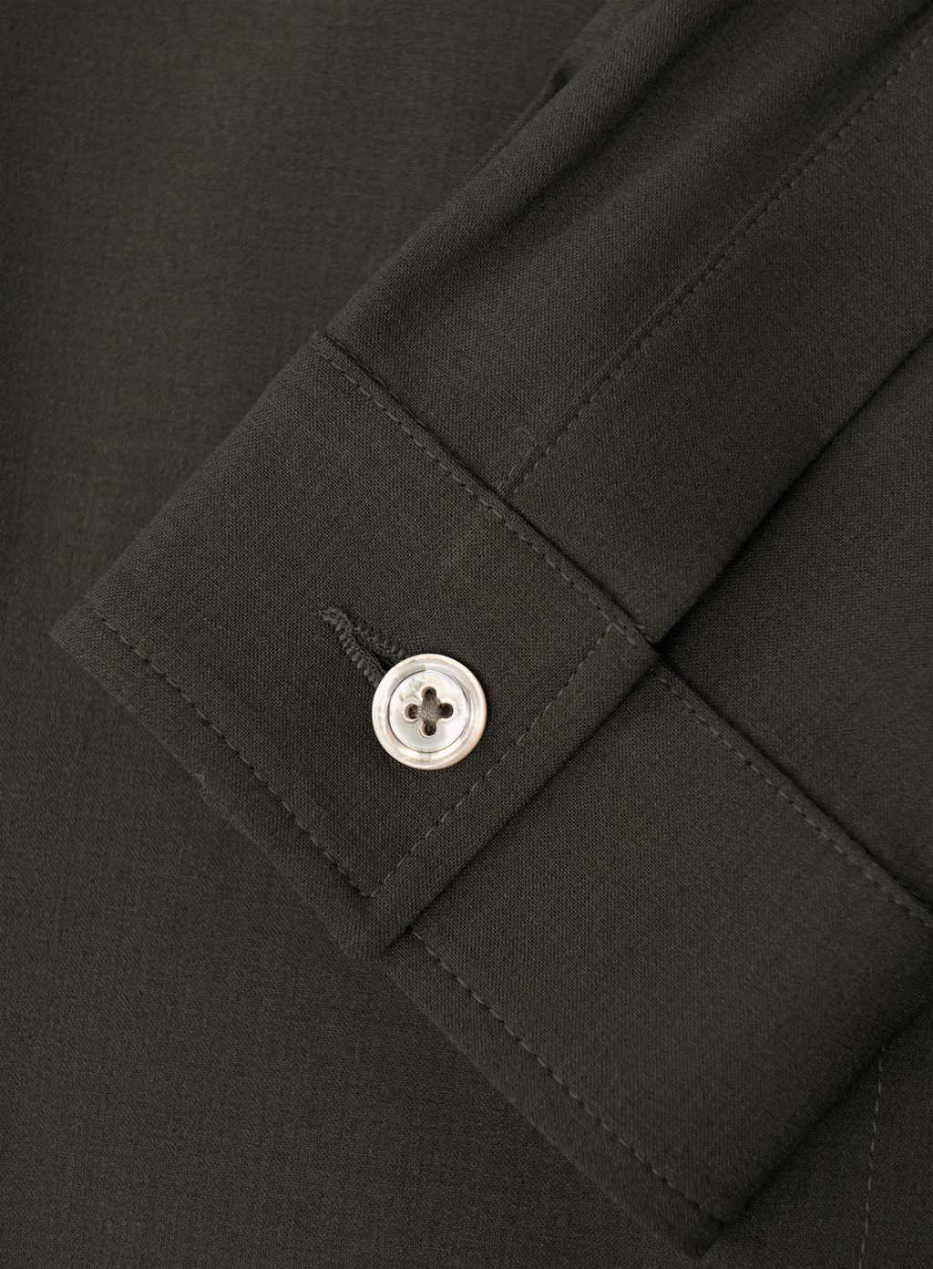 Overshirt van scheerwol | FULL_WIDTH | D.Groen