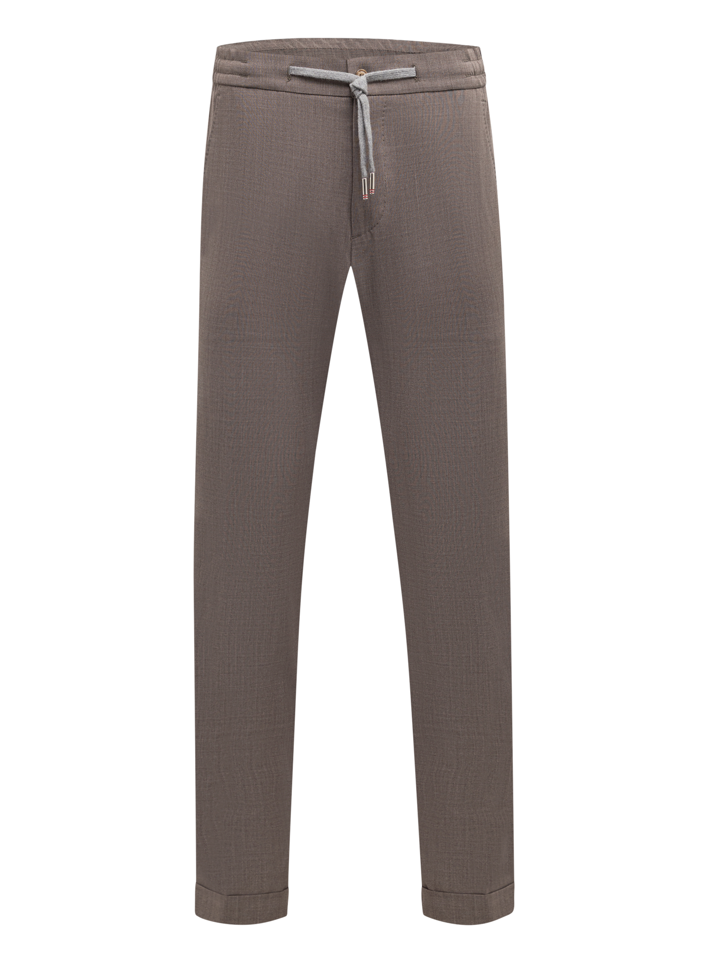 Broek van scheerwol | TAUPE