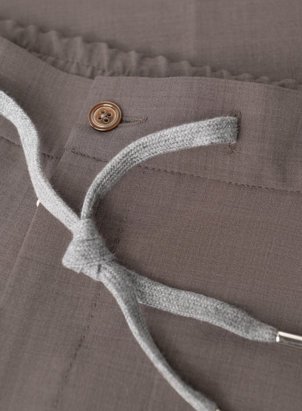 Carraciolo jog pantalon van scheerwol | FULL_WIDTH | TAUPE