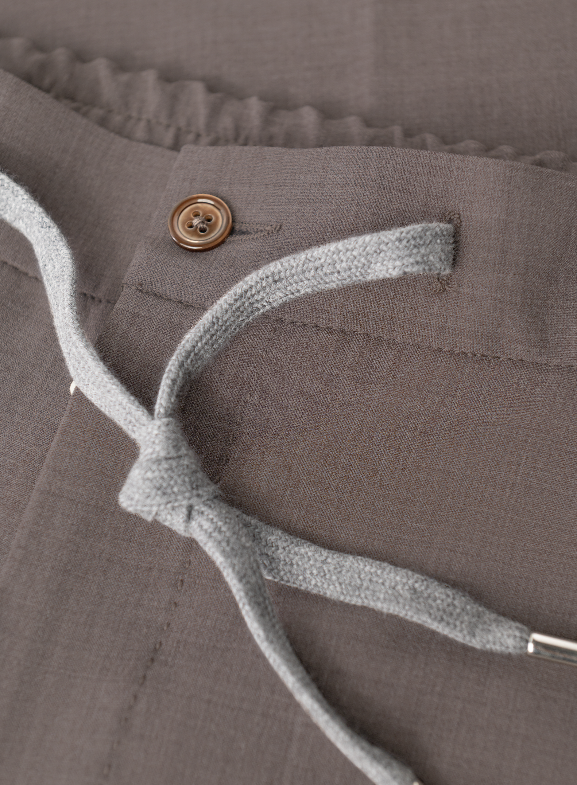 Broek van scheerwol | FULL_WIDTH | TAUPE