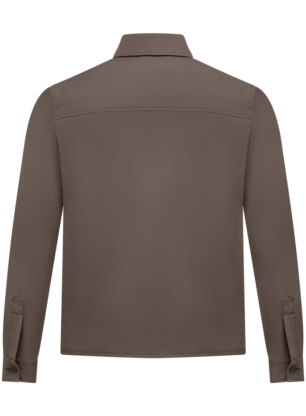 Urus overshirt van technische stof | TAUPE