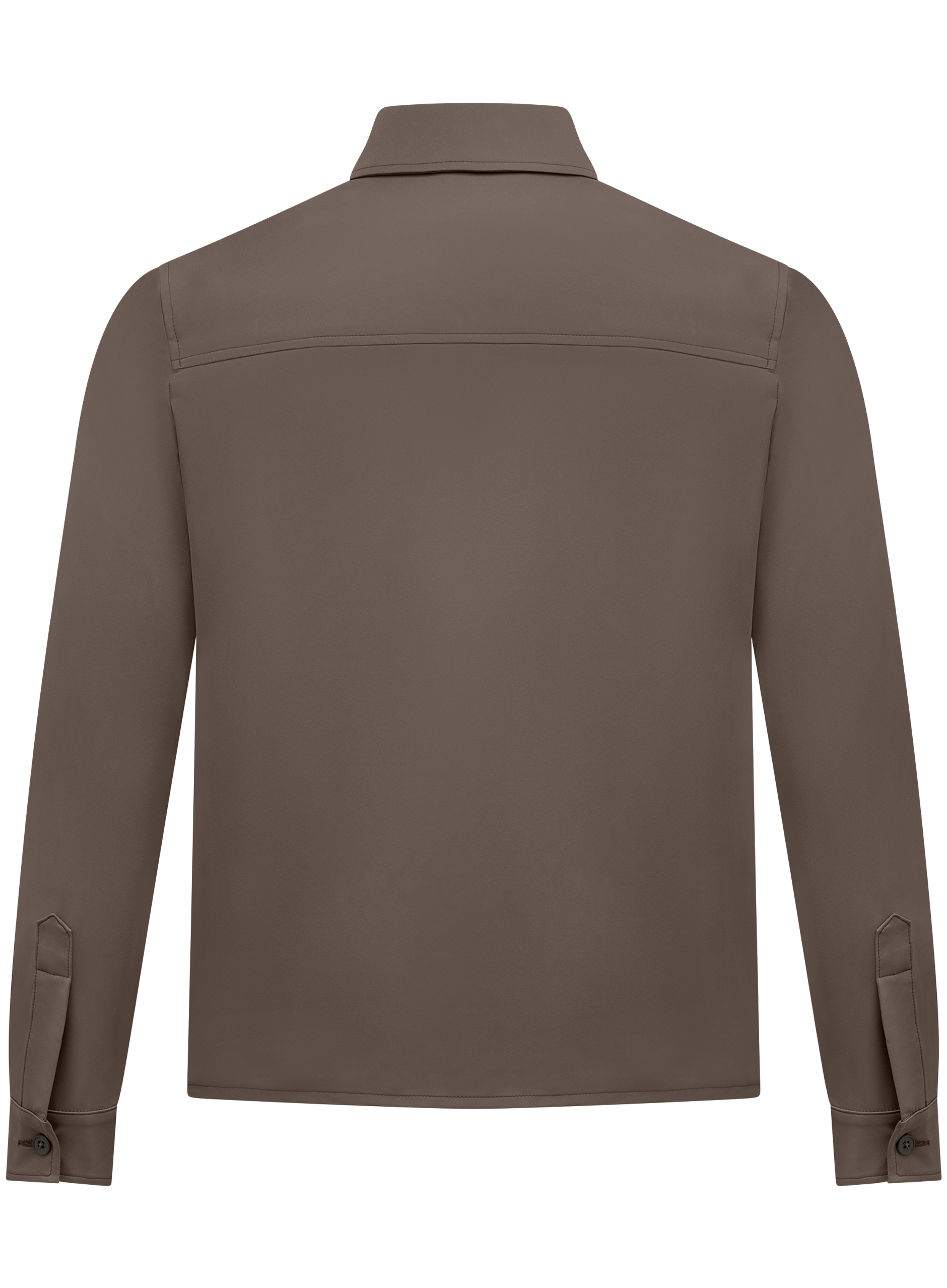 Urus overshirt van technische stof | TAUPE