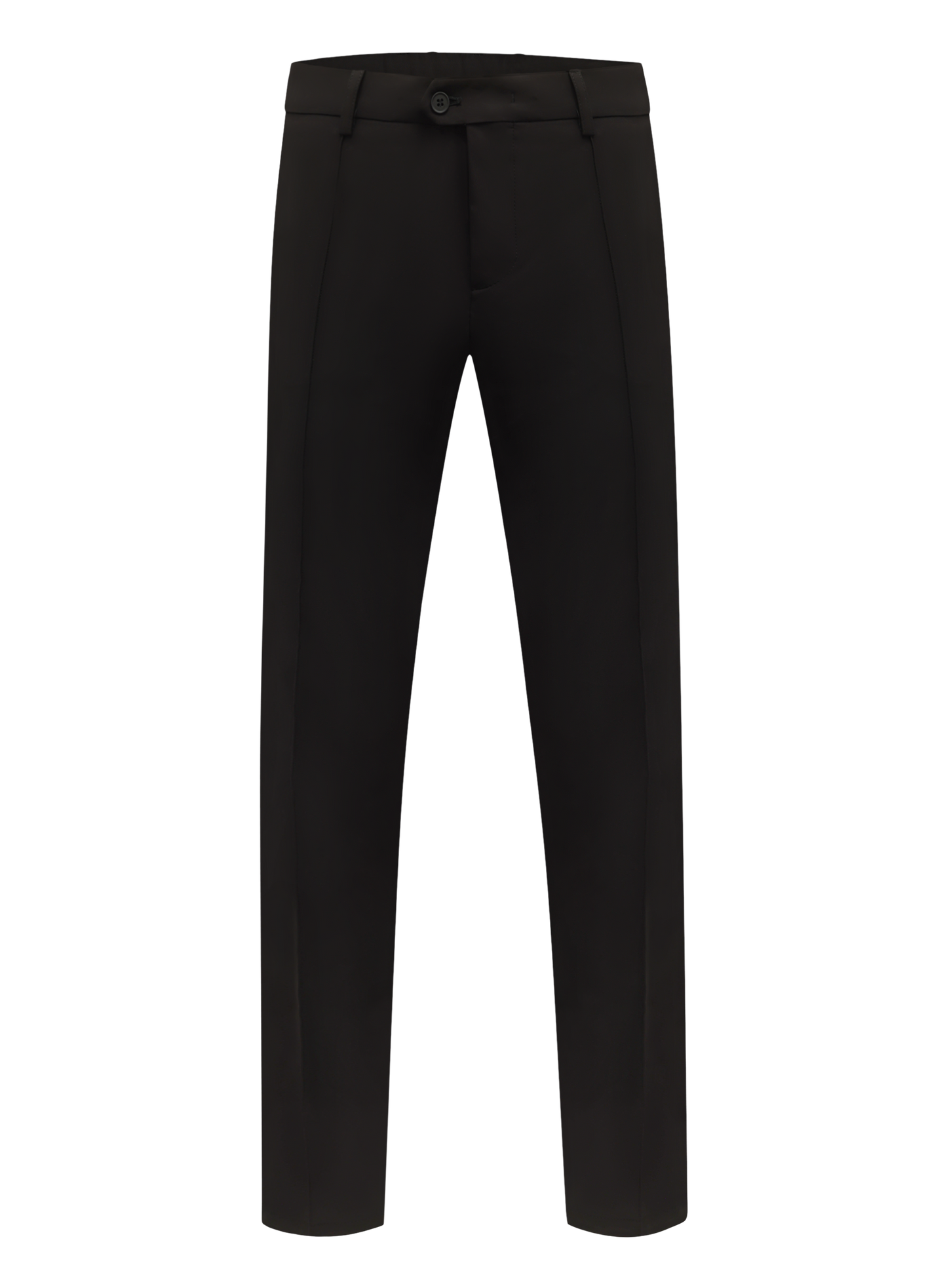 Broek met stretch | Zwart