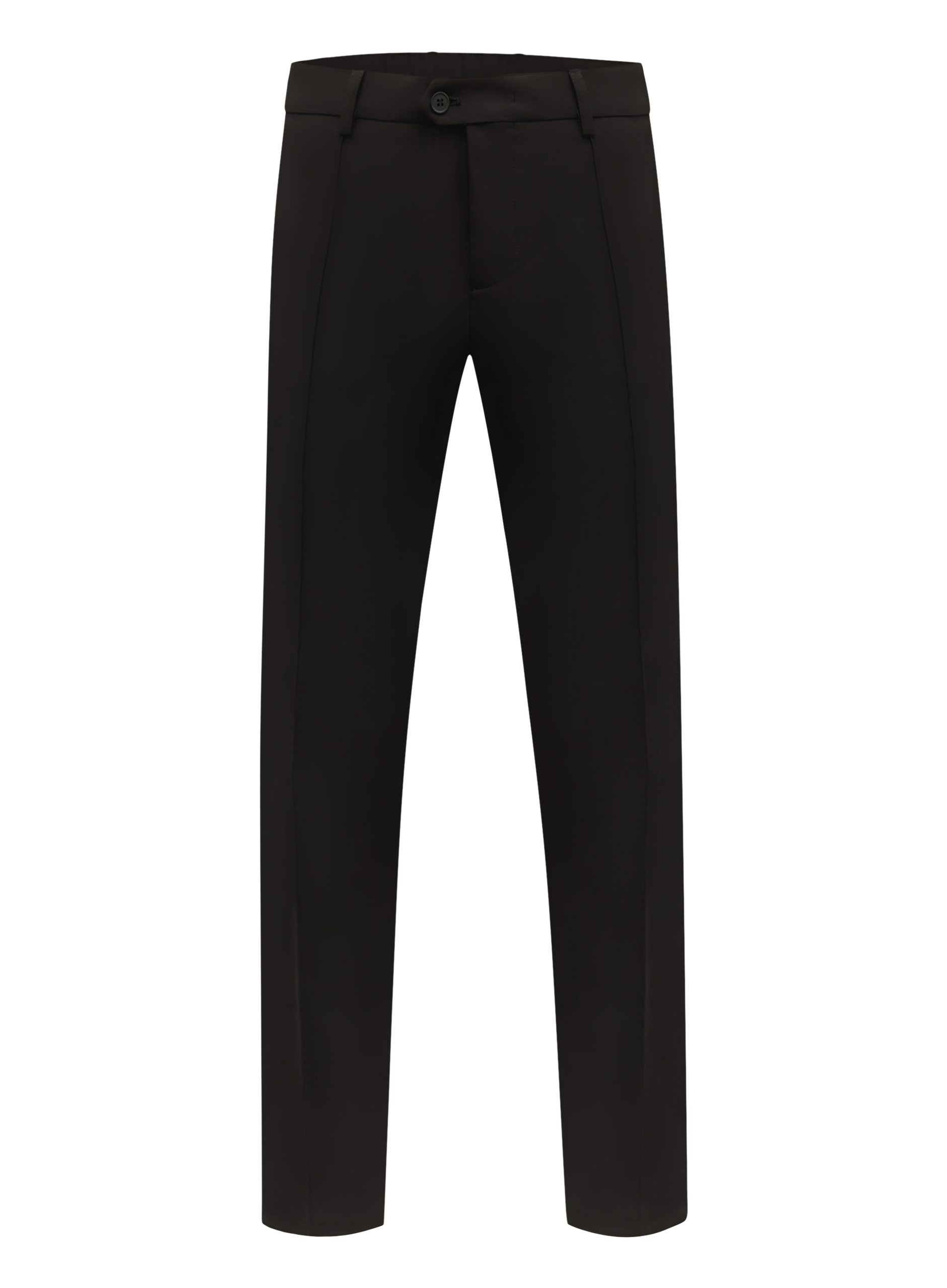 Broek met stretch | Zwart