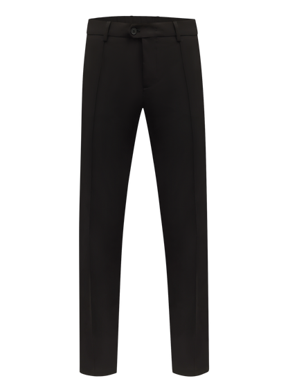 Broek met stretch | Zwart
