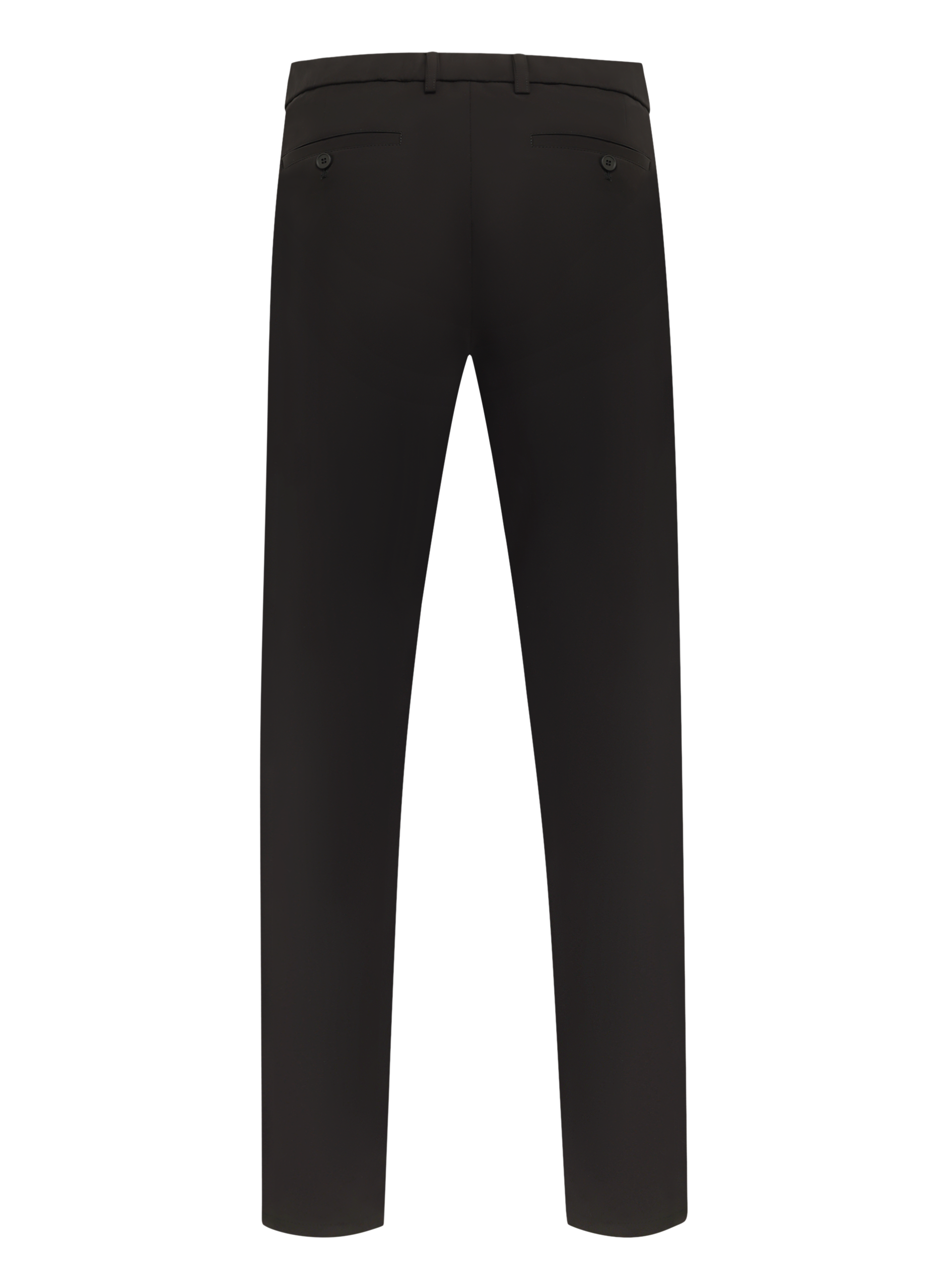 Broek met stretch | Zwart