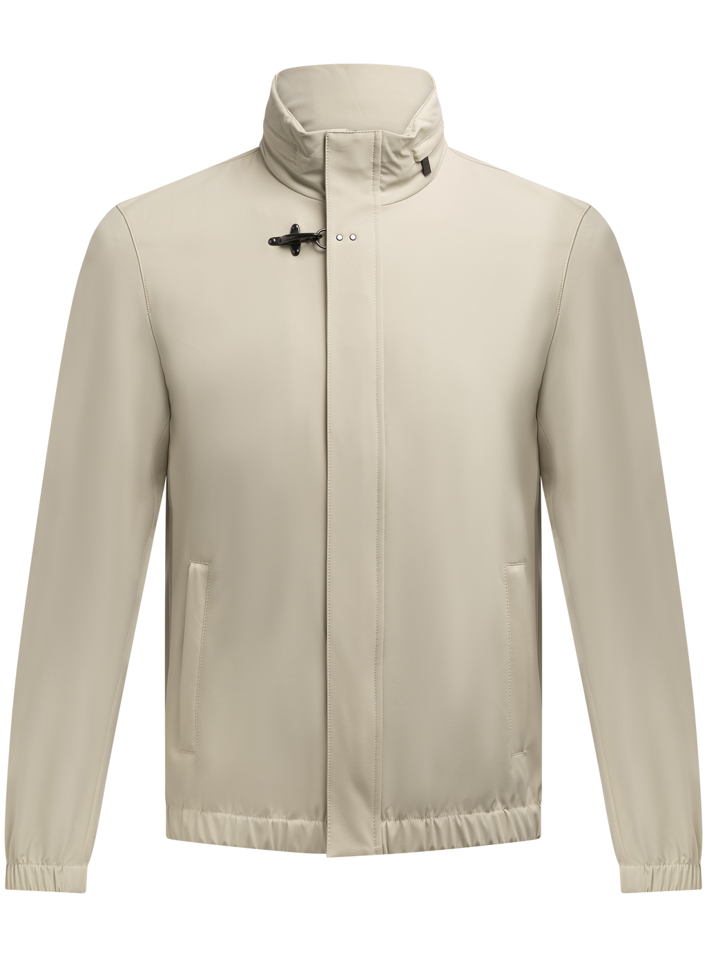 Jack met opstaande kraag | Beige