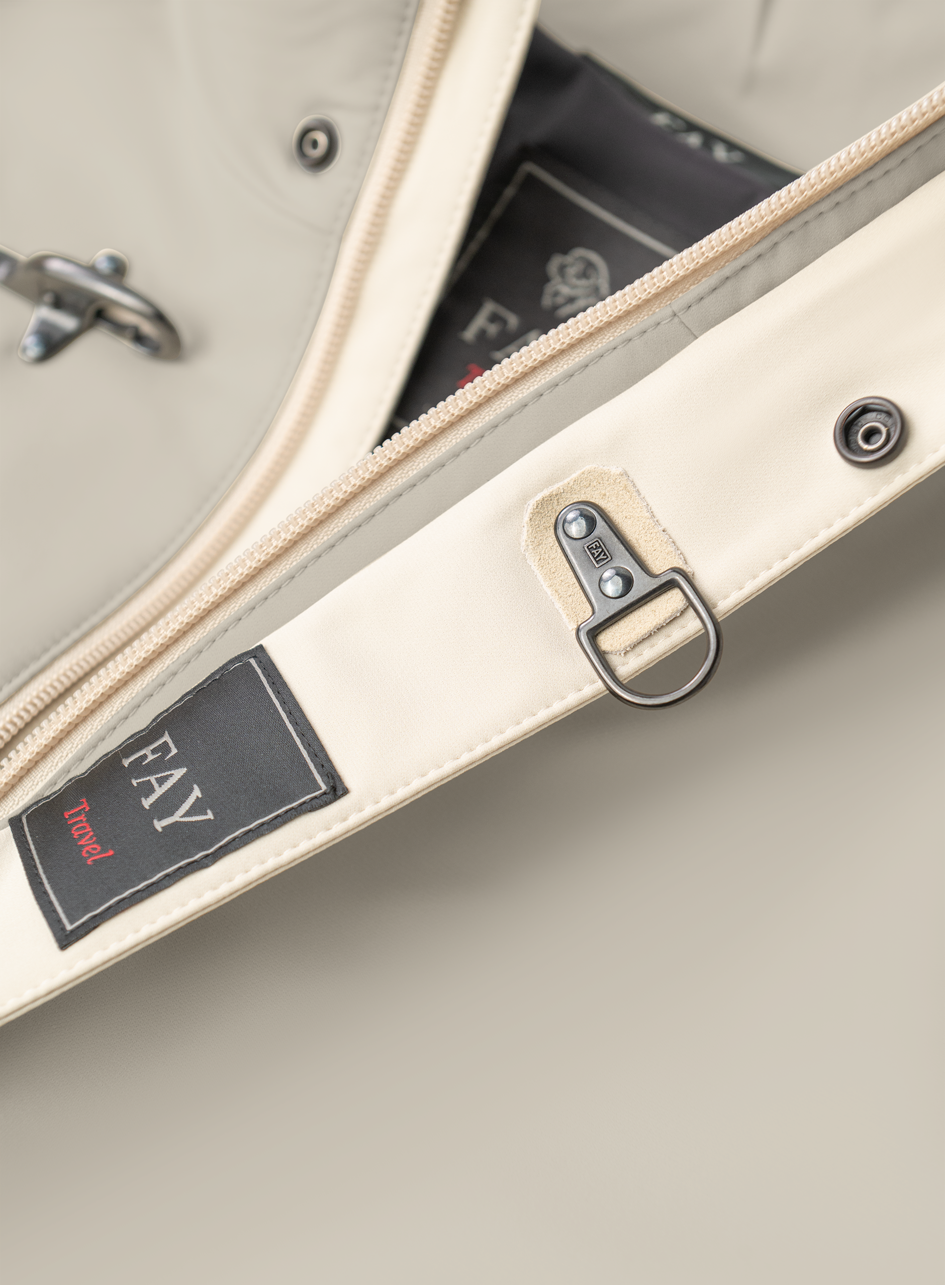 Jack met opstaande kraag | FULL_WIDTH | Beige