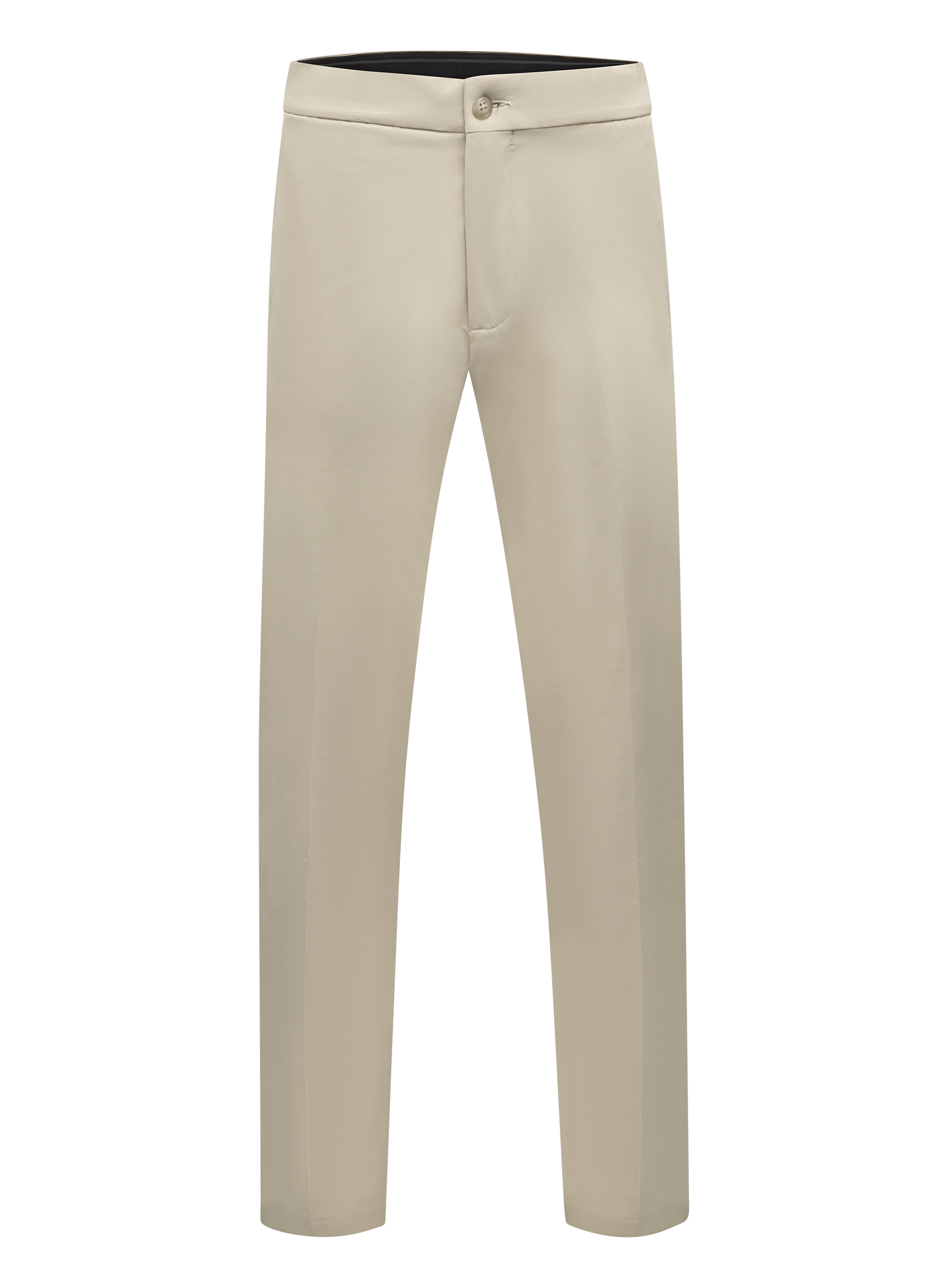 Broek met stretch | Beige