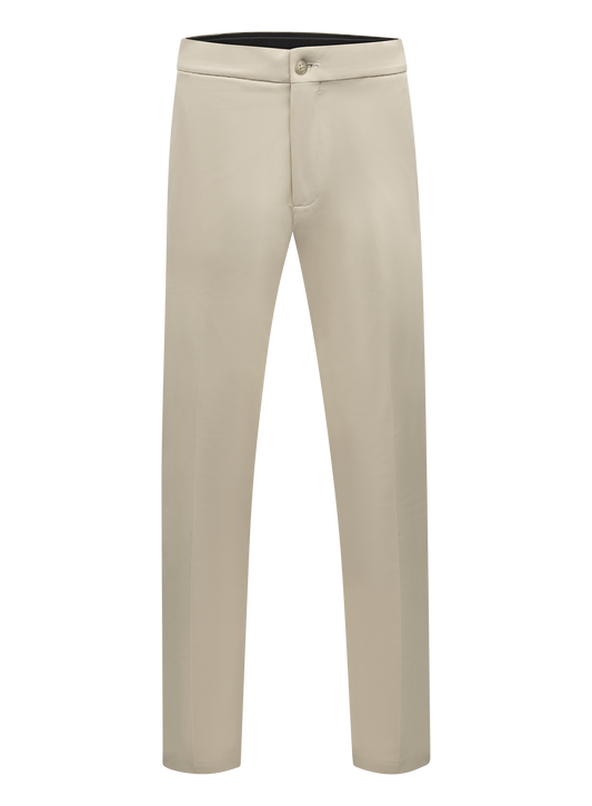 Broek met stretch | Beige