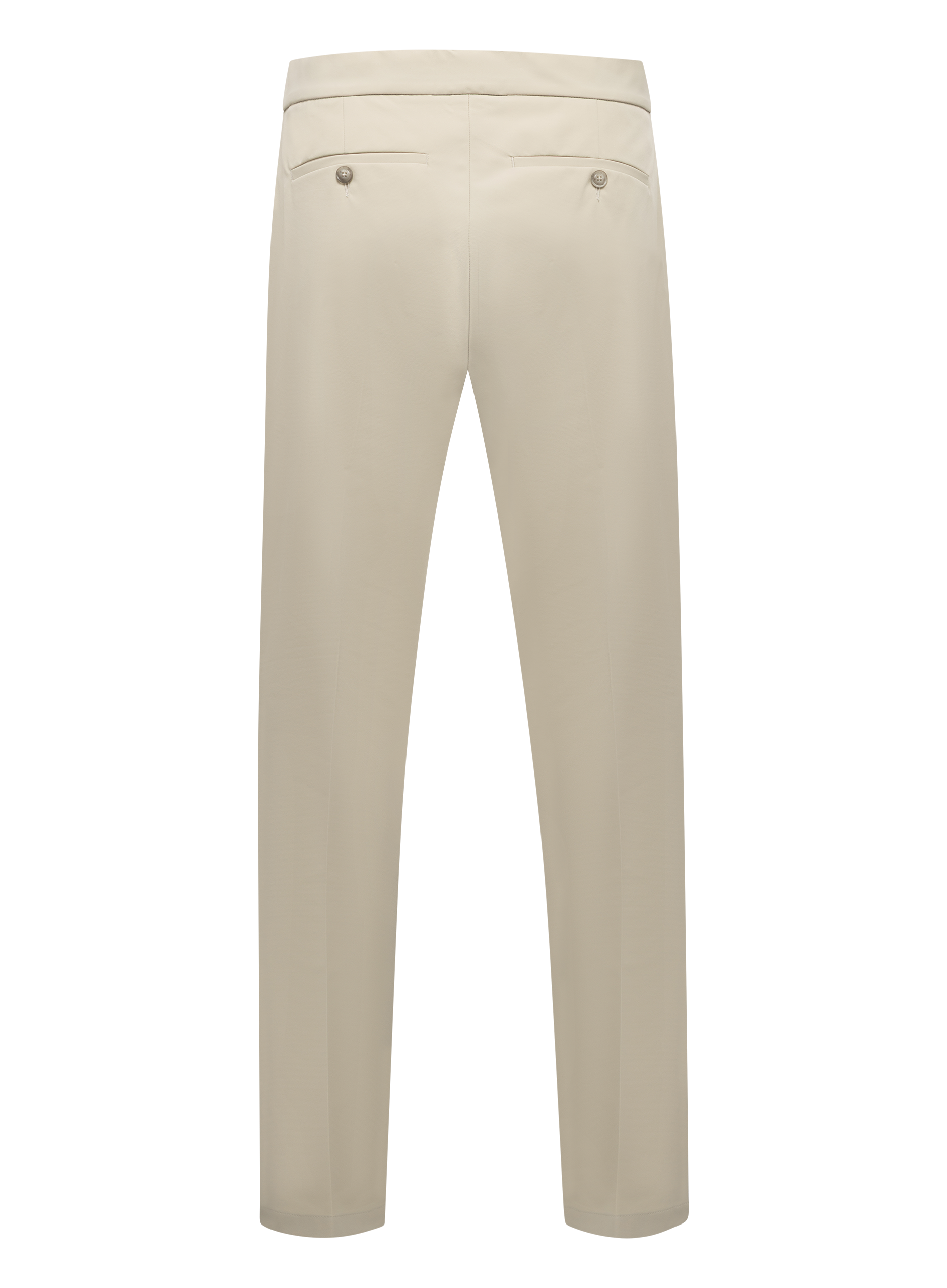 Broek met stretch | Beige