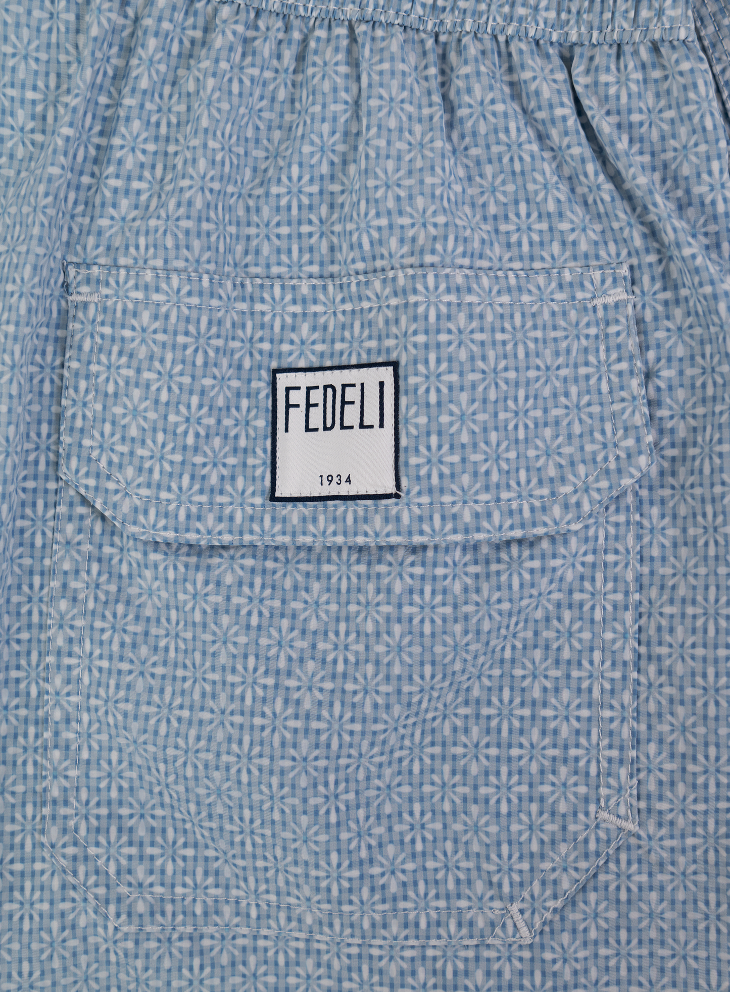 Madeira zwembroek met print |FULL_WIDTH | Blauw