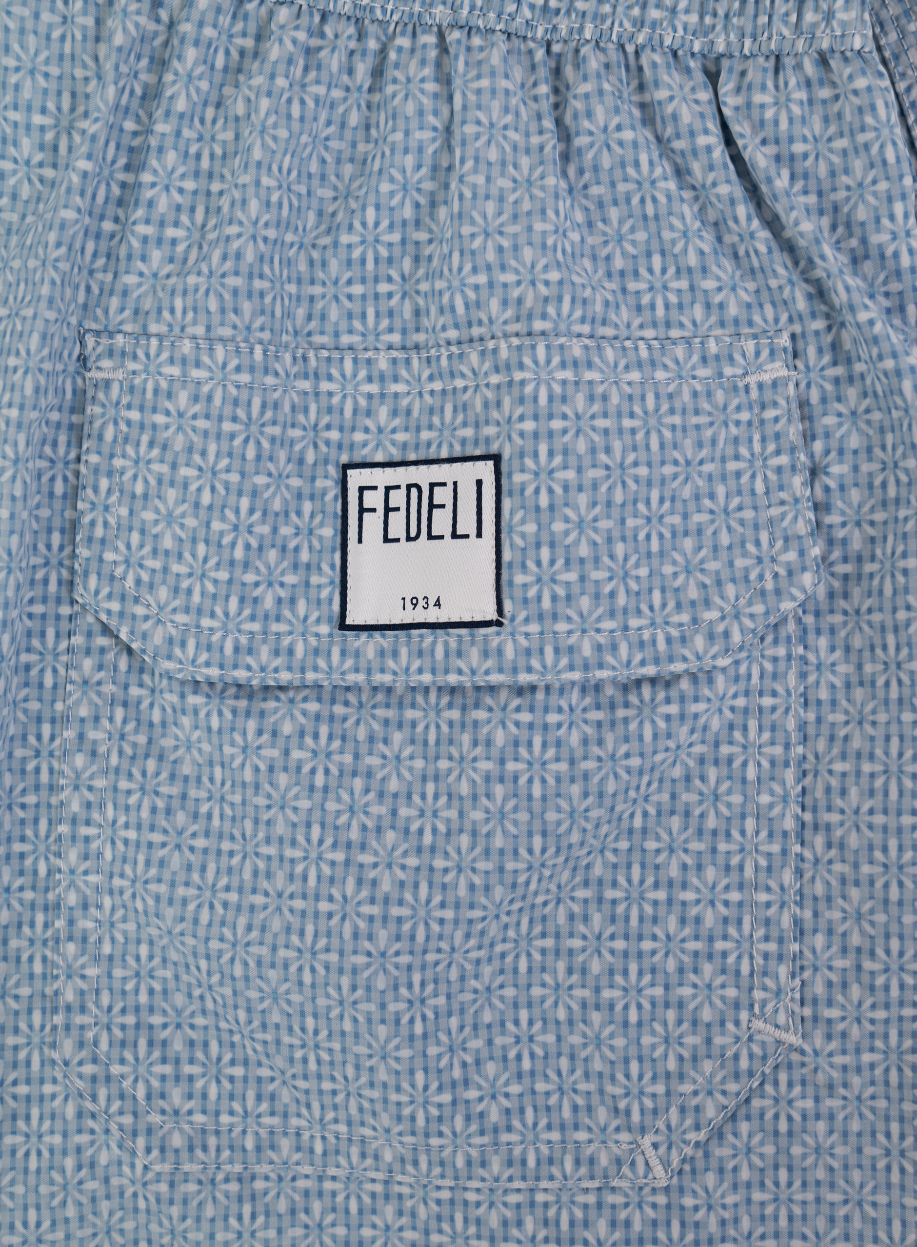 Madeira zwembroek met print |FULL_WIDTH | Blauw