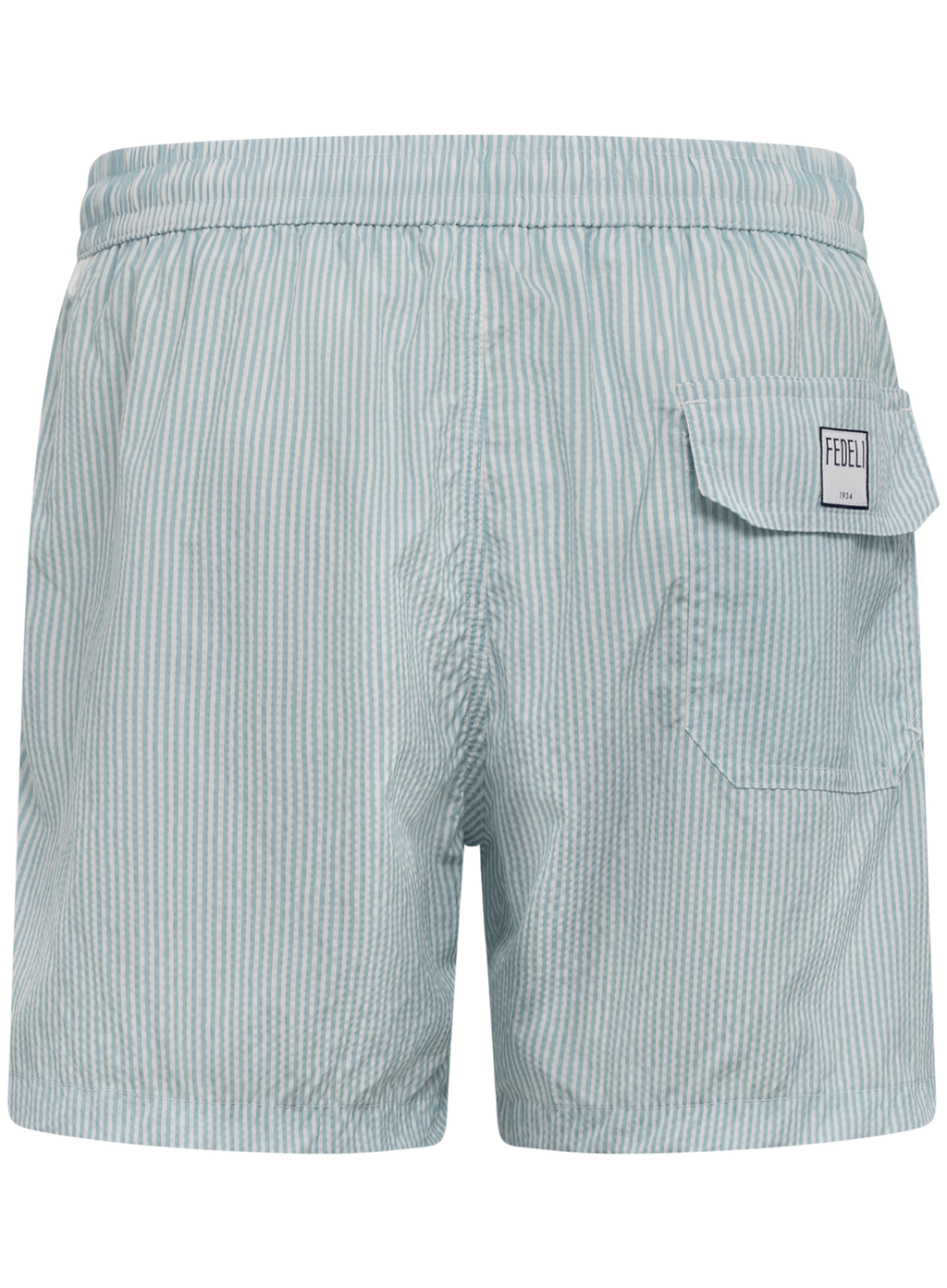 Gestreepte Madeira Zwembroek | L.Blauw