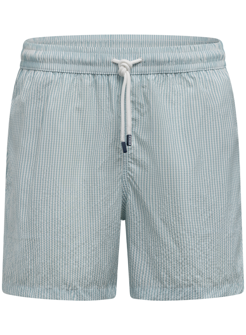 Gestreepte Madeira Zwembroek | L.Blauw