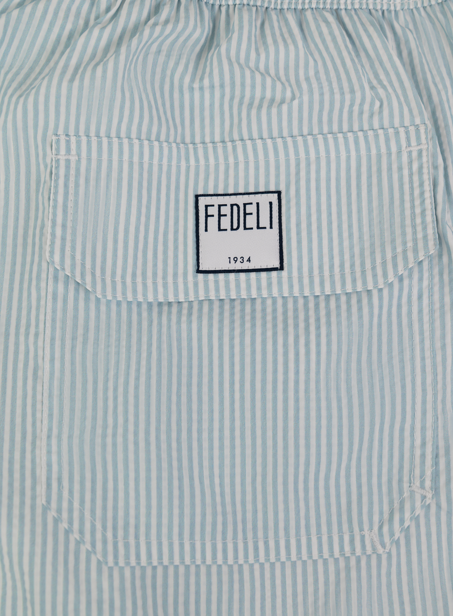 Gestreepte Madeira Zwembroek | FULL_WIDTH | L.Blauw