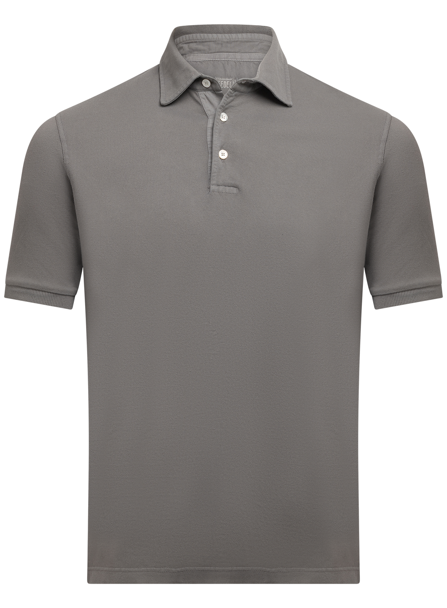 Polo van katoen | TAUPE GRIJS