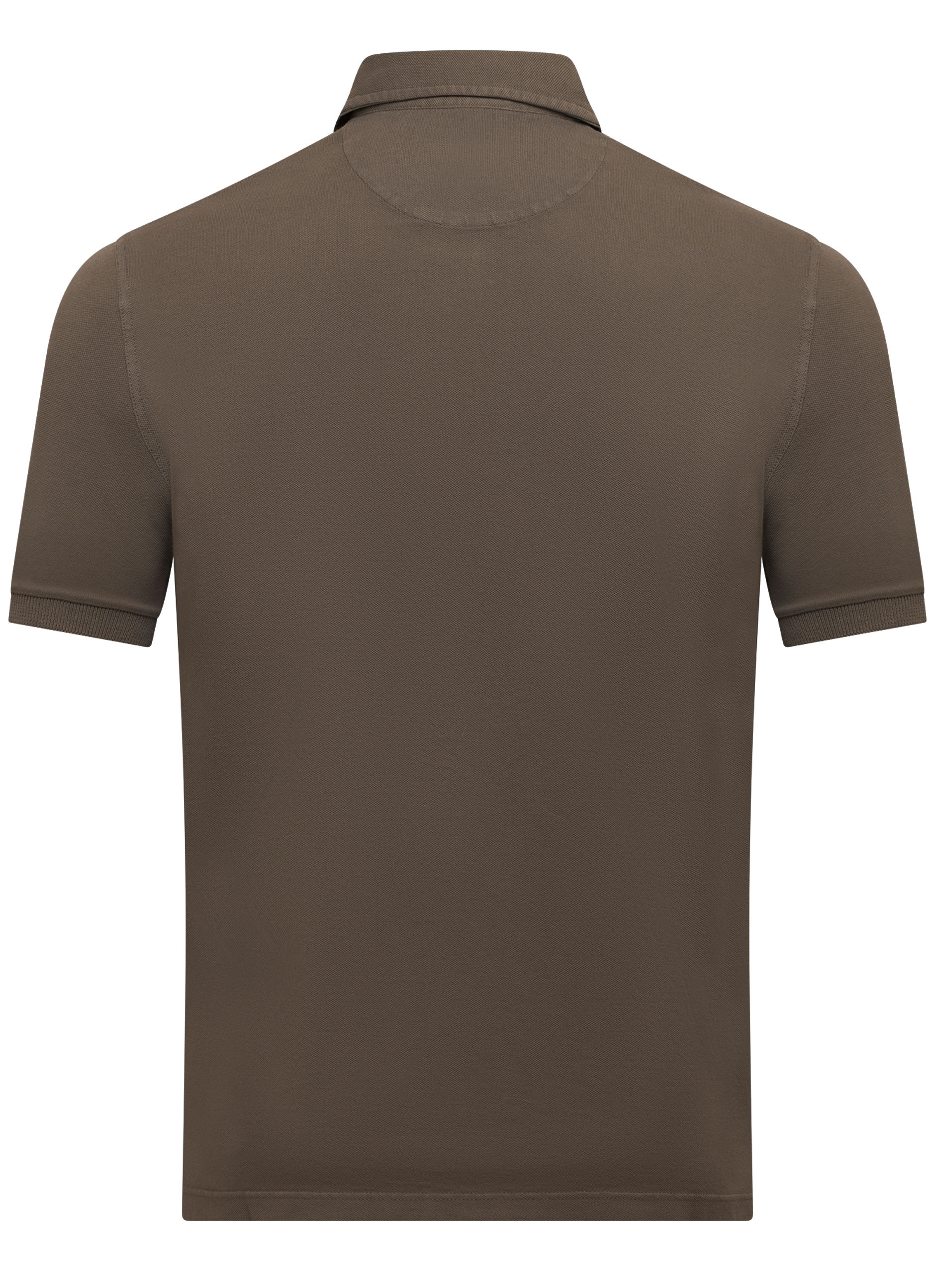 Polo van katoen | TAUPE BRUIN