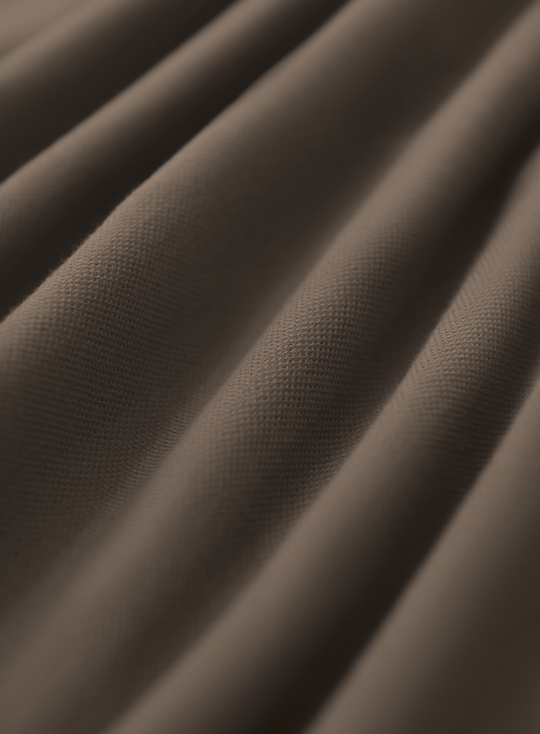 Polo van katoen | TAUPE BRUIN