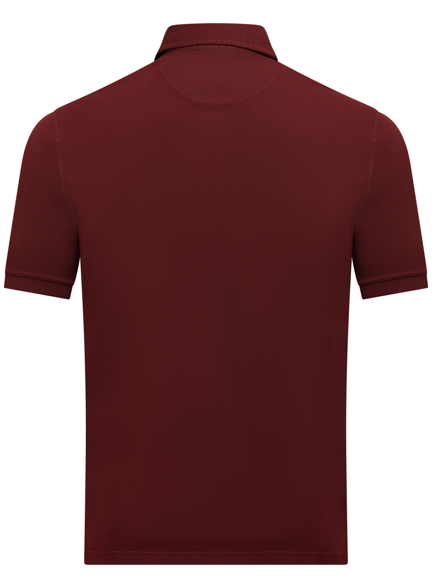 Polo van katoen | DARK BORDEAUX